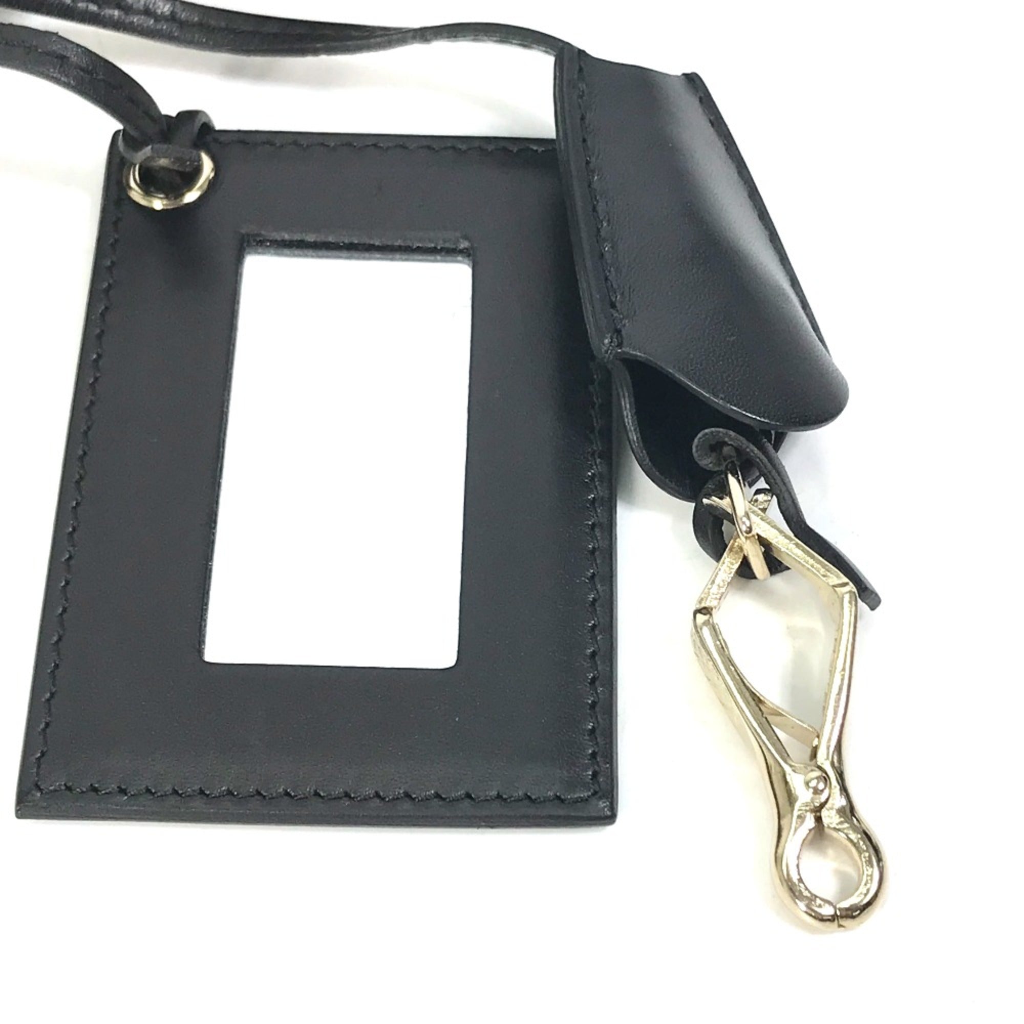 Balenciaga Black Leather Clutch Bag (Pre-Owned)