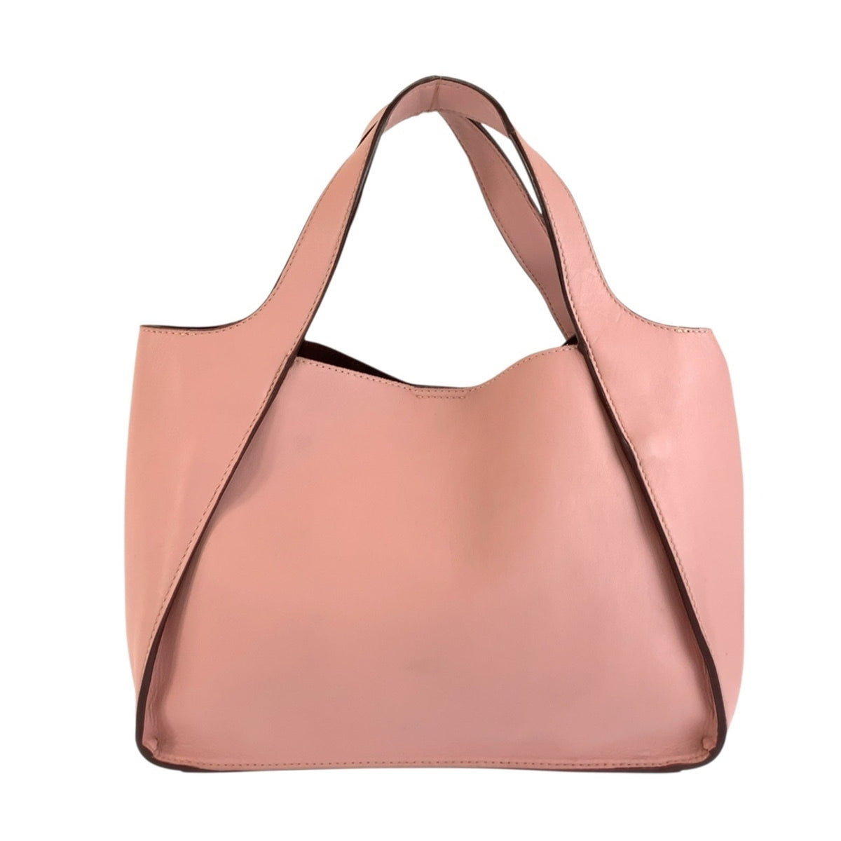 Stella Mccartney Pink Leather Pouch Shoulder Bag Tote Bag (Pre-Owned)