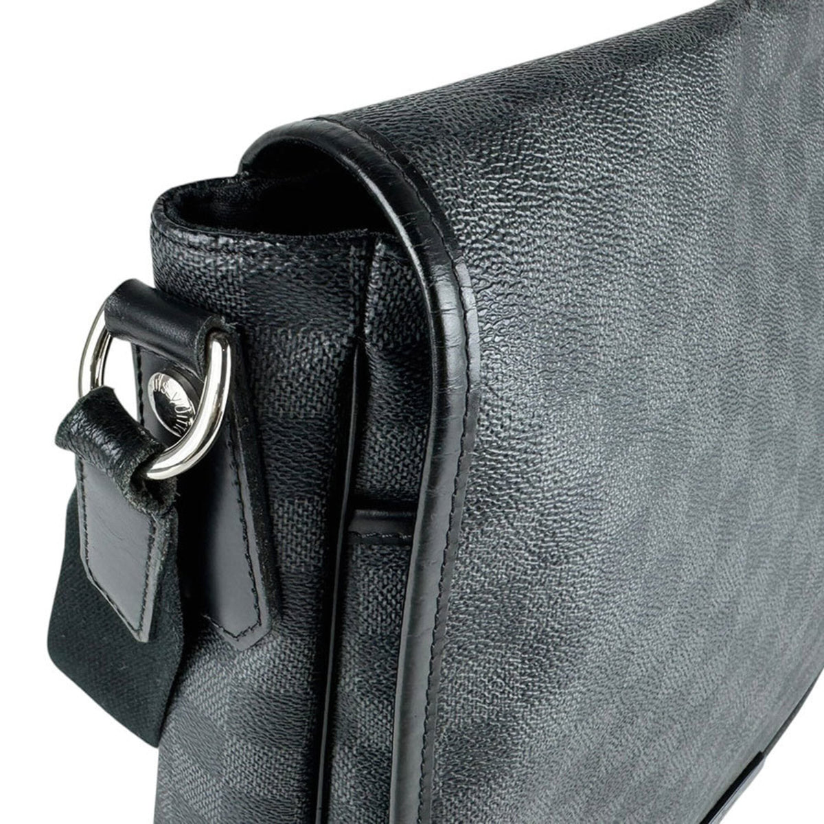 Louis Vuitton Black Damier Graphite Damier Graphite Shoulder Bag (Pre-Owned)
