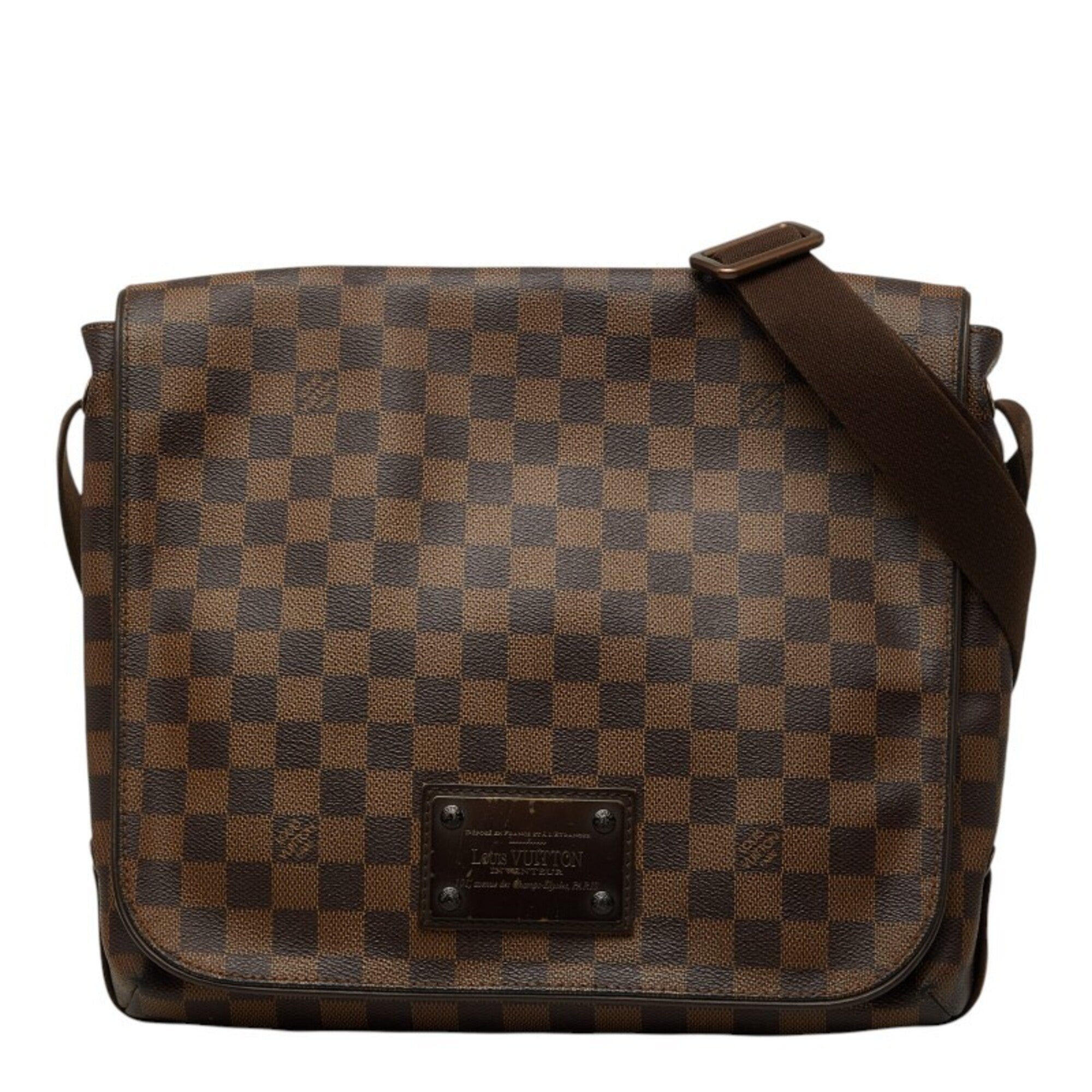 Louis Vuitton Brown Pvc Leather Shoulder Bag (Pre-Owned)