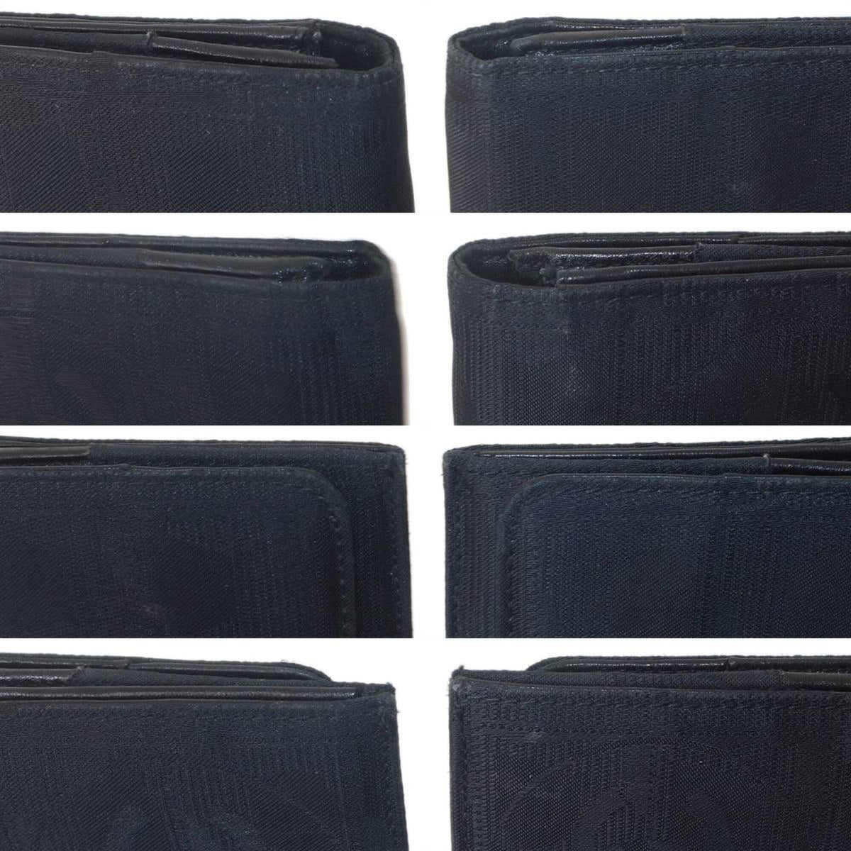 Chanel New Travel Line Black Long Wallet (Bi-Fold) (Pre-Owned)