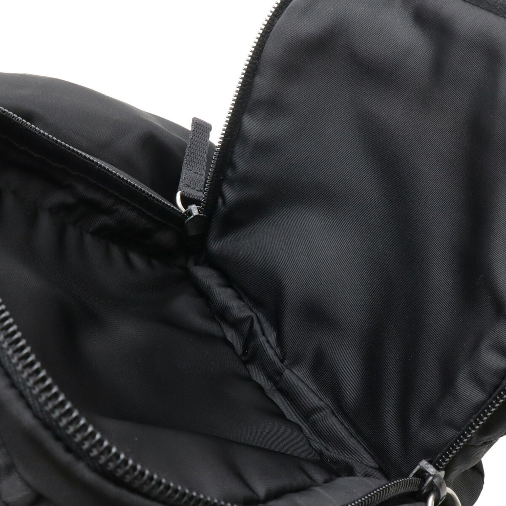 Prada Black Nero Nylon Fanny Pack Pouch Sling Bag (Pre-Owned)