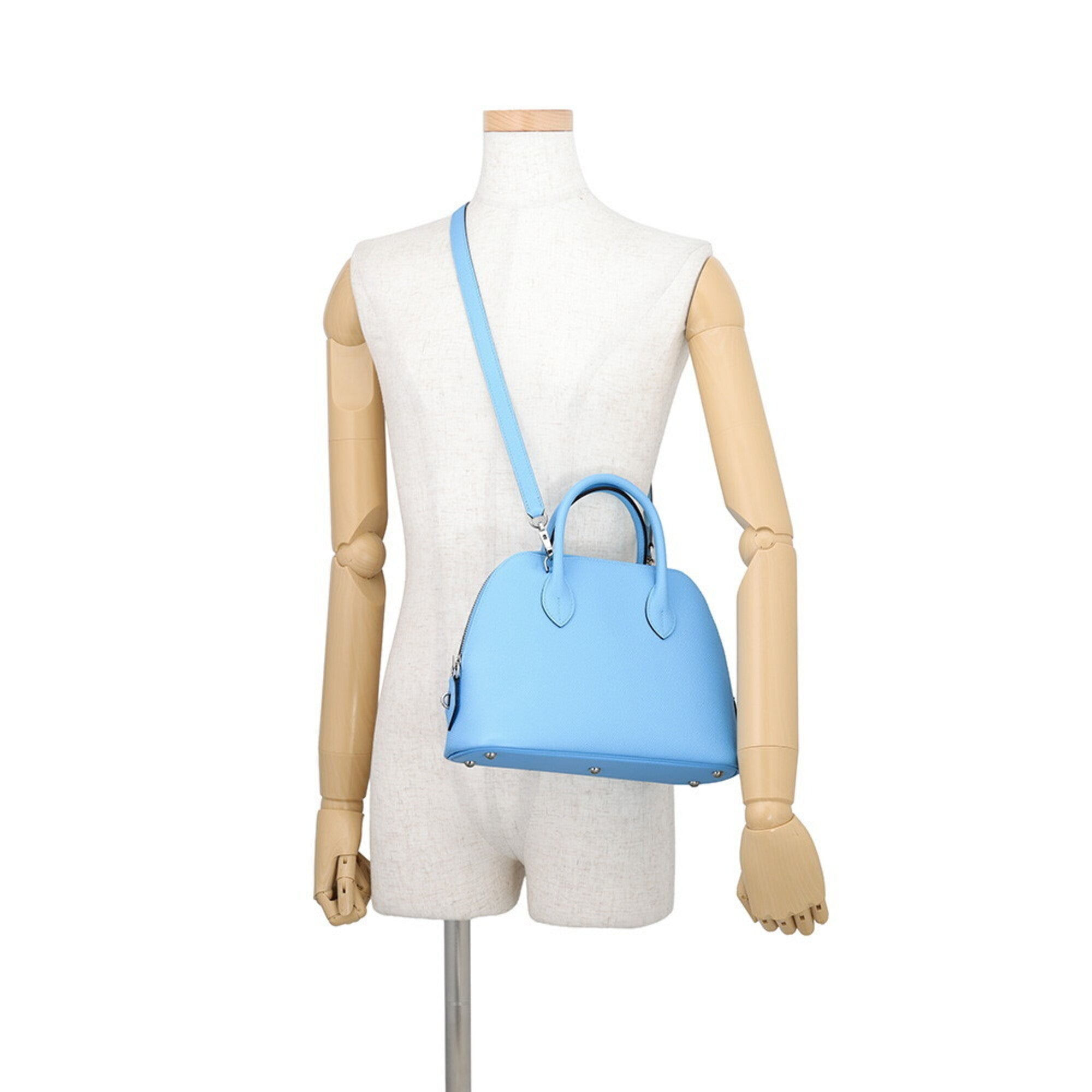 Hermes Celeste Epsom Leather Handbag (Pre-Owned)