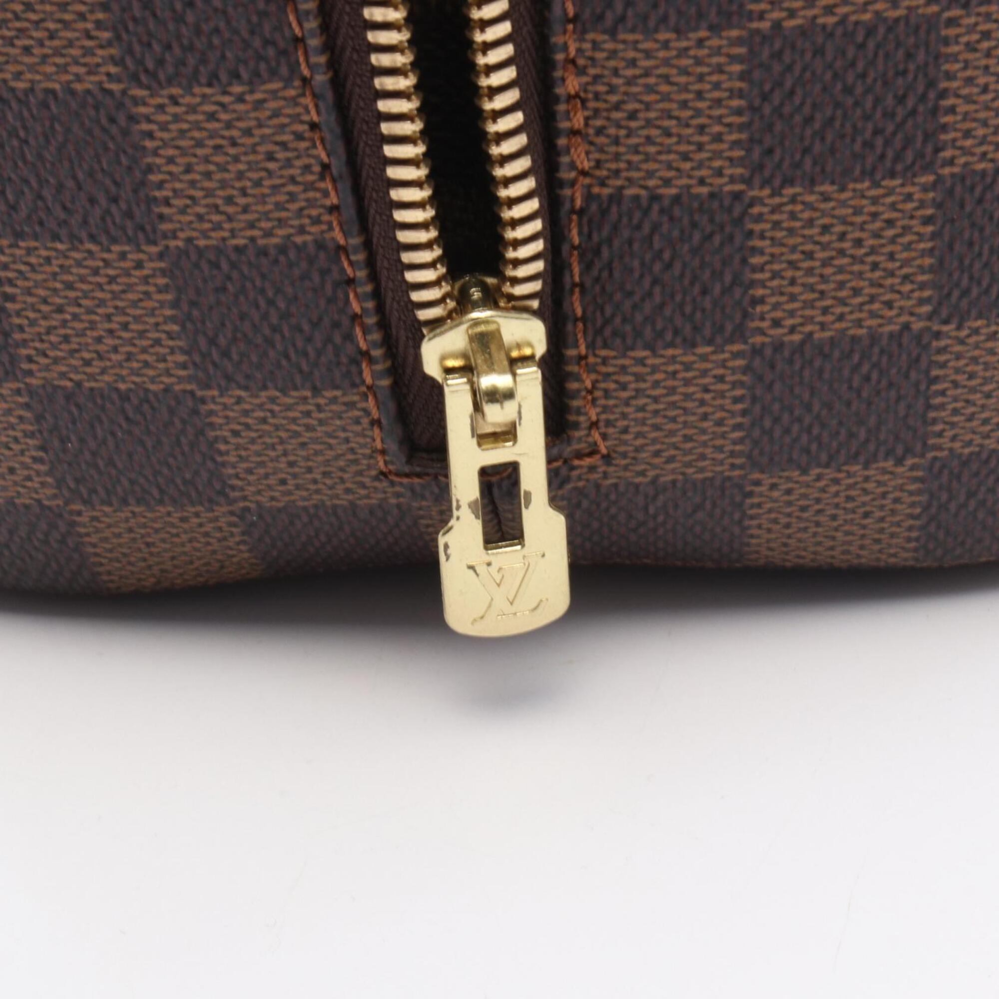 Louis Vuitton Brown Coated Canvas Leather Handbag (Pre-Owned)