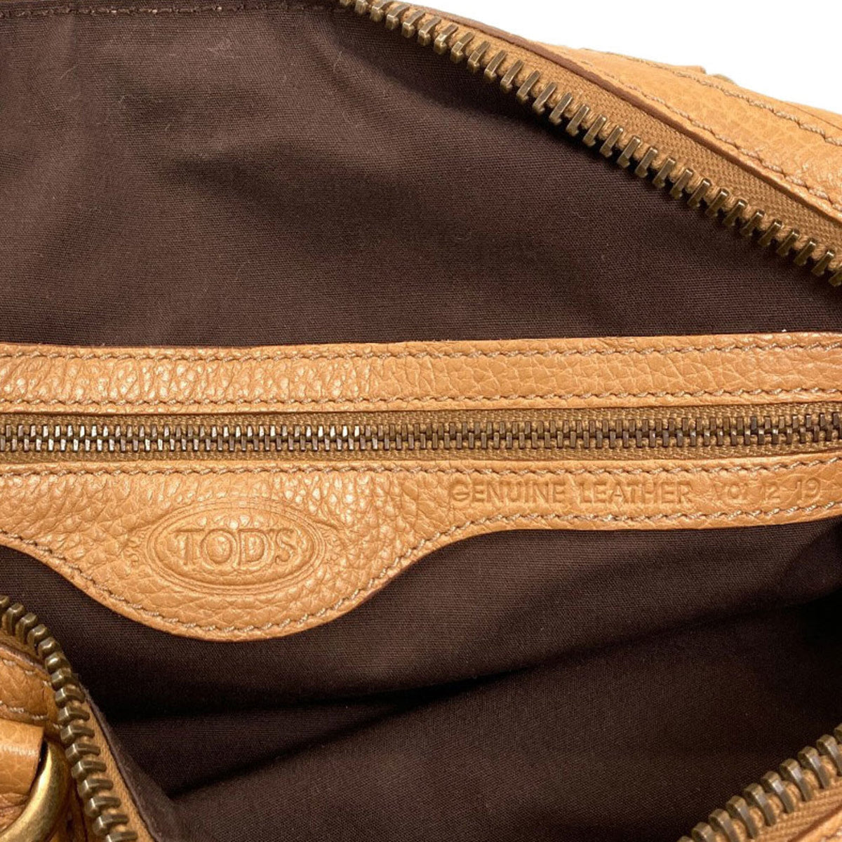 Tod's Brown Leather Handbag (Pre-Owned)