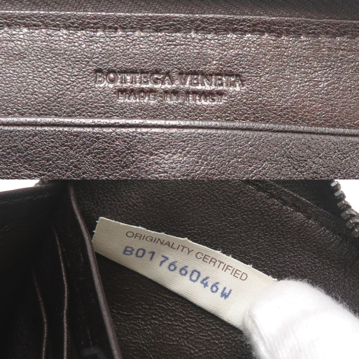 Bottega Veneta Brown Leather Long Wallet (Bi-Fold) (Pre-Owned)
