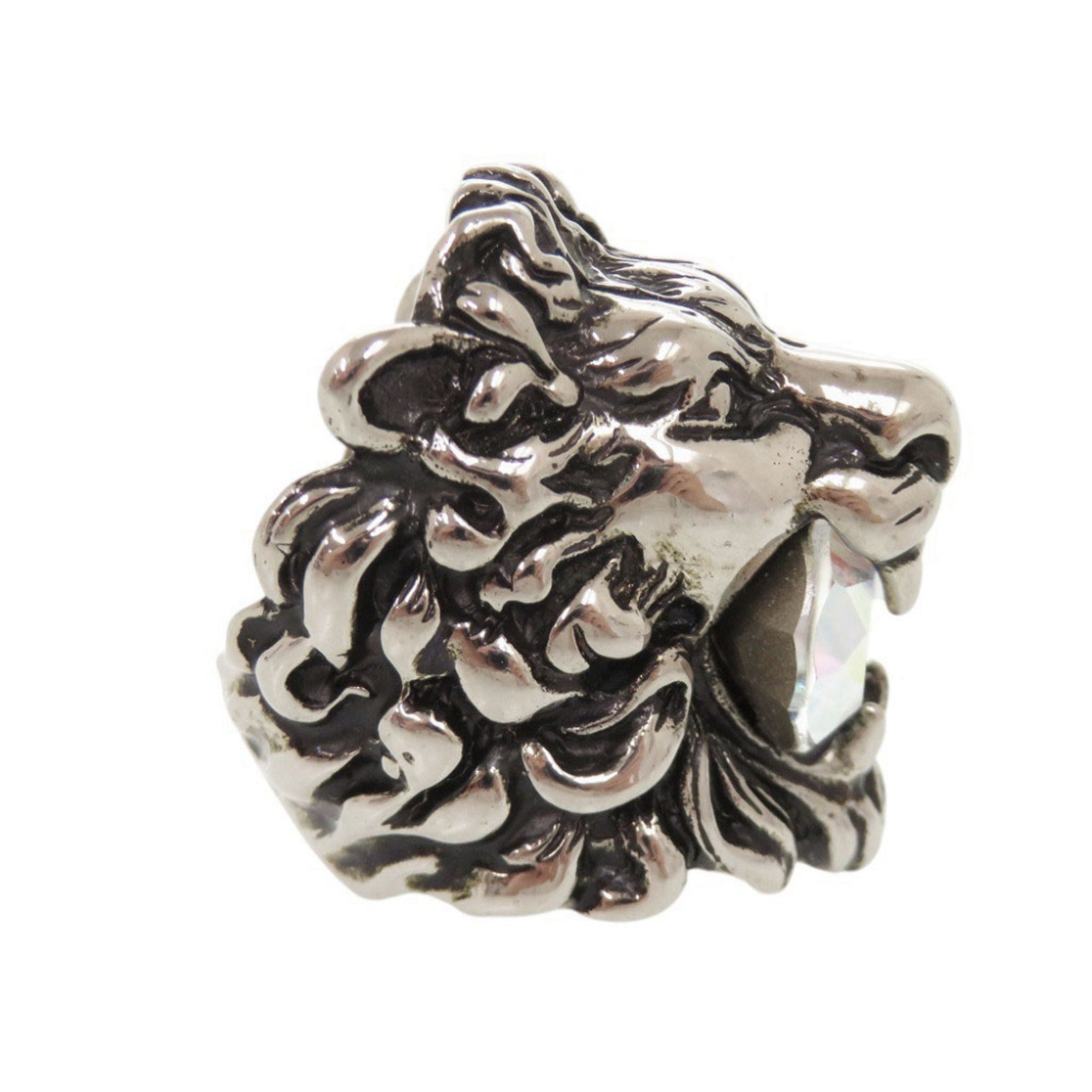 Gucci Silver Metal Band Ring (Pre-Owned)