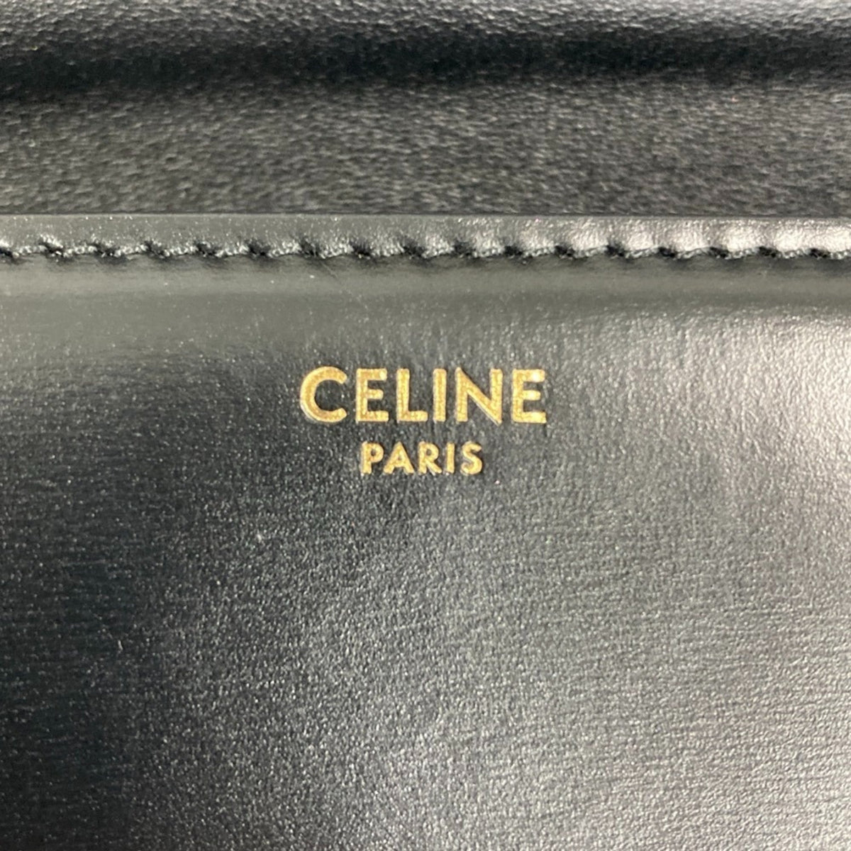Celine Black Leather Shoulder Bag (Pre-Owned)