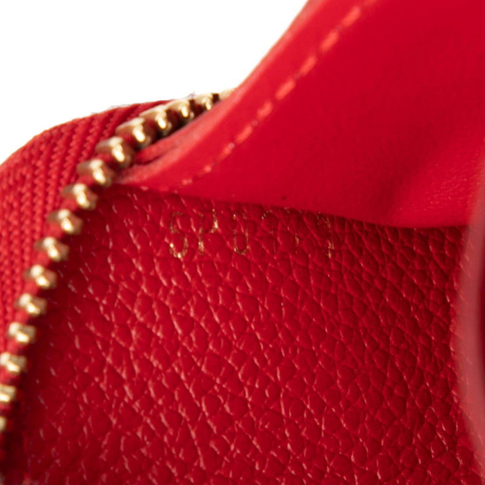 Louis Vuitton Marine Rouge Navy Leather Long Wallet (Bi-Fold) (Pre-Owned)