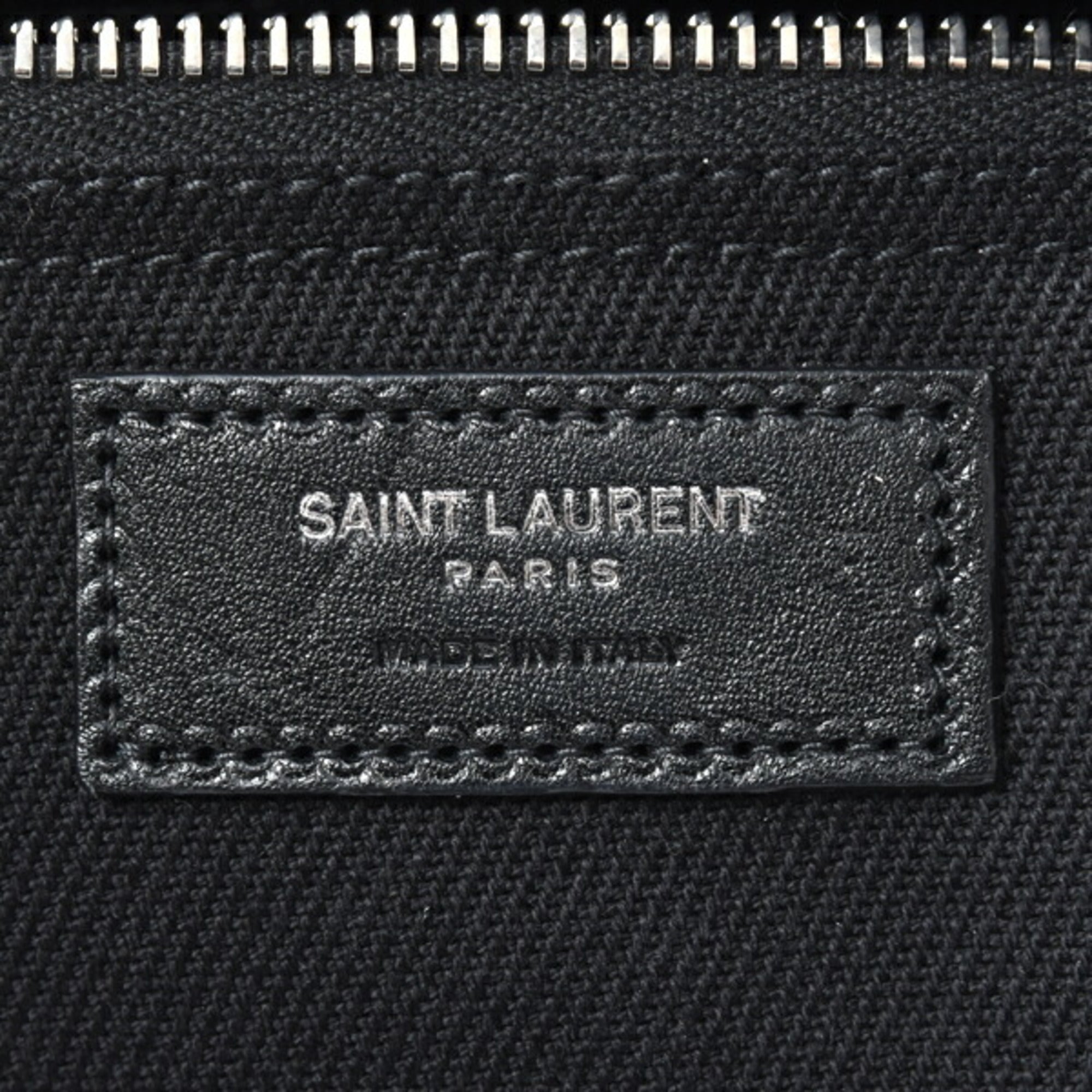 Saint Laurent Black Canvas Tote Bag (Pre-Owned)