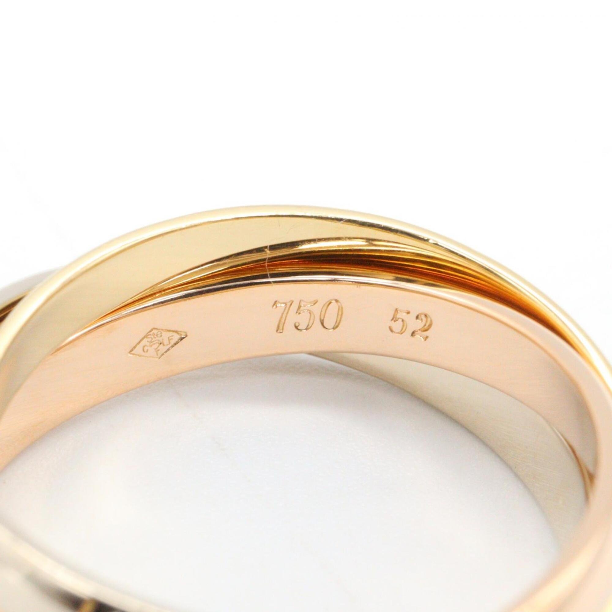 Cartier Pink Gold White Gold Yellow Gold Yellow Gold (18K) Pink Gold (18K) White Gold (18K) Band Ring (Pre-Owned)