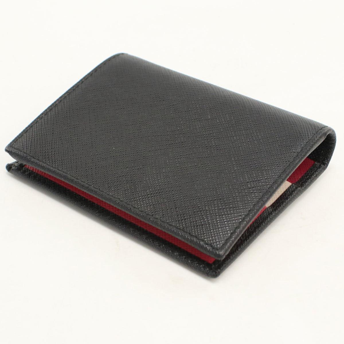 Prada Black Leather Wallet (Bi-Fold) (Pre-Owned)