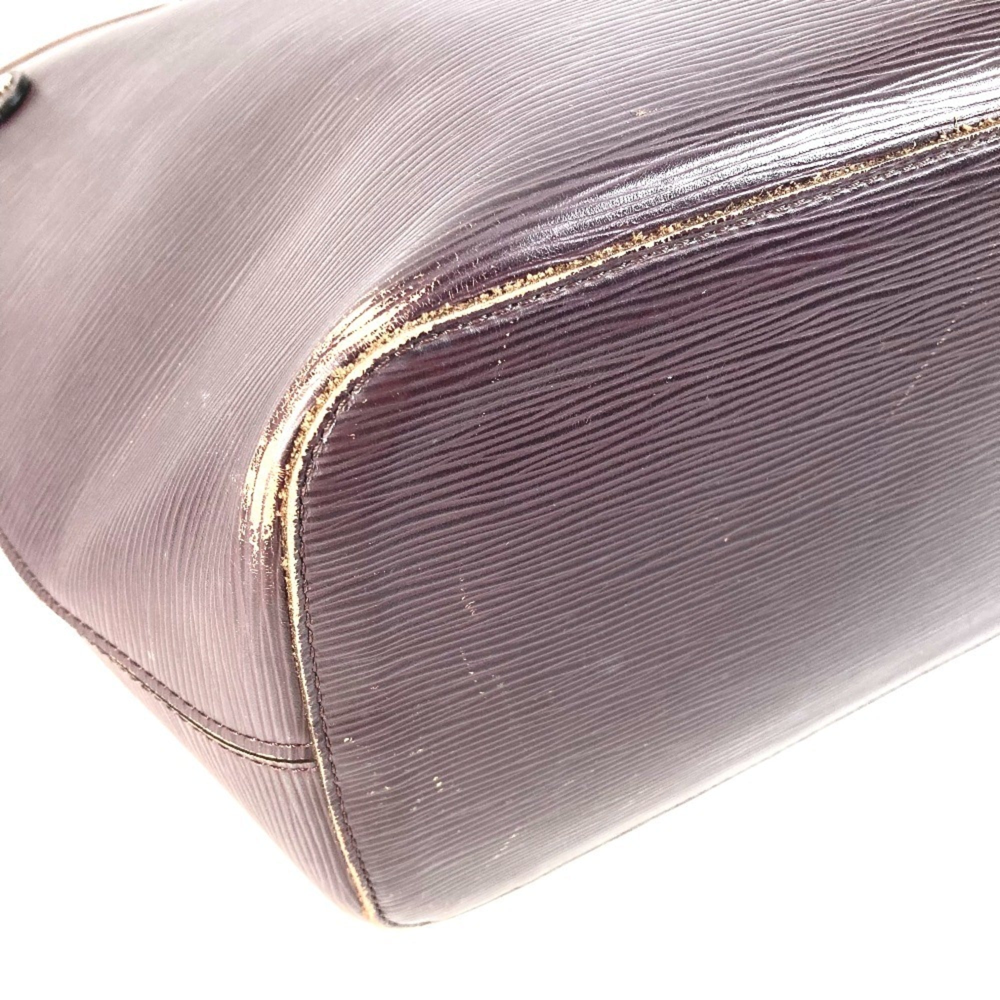 Louis Vuitton Purple Quetsche Epi Leather Shoulder Bag Tote Bag (Pre-Owned)