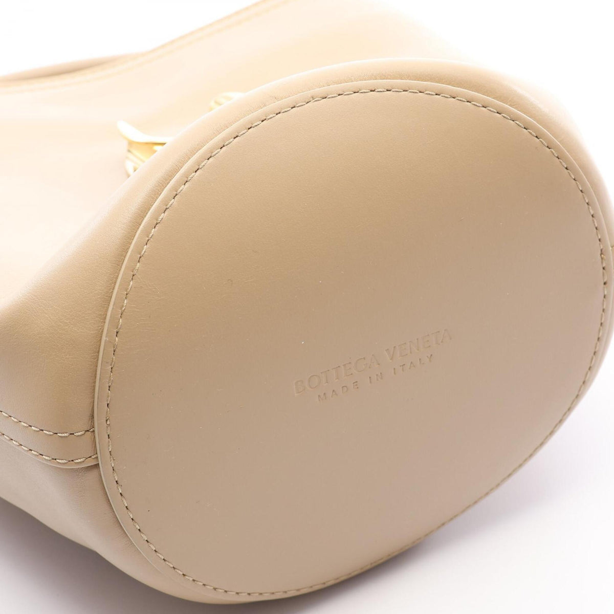 Bottega Veneta Beige Leather Handbag (Pre-Owned)