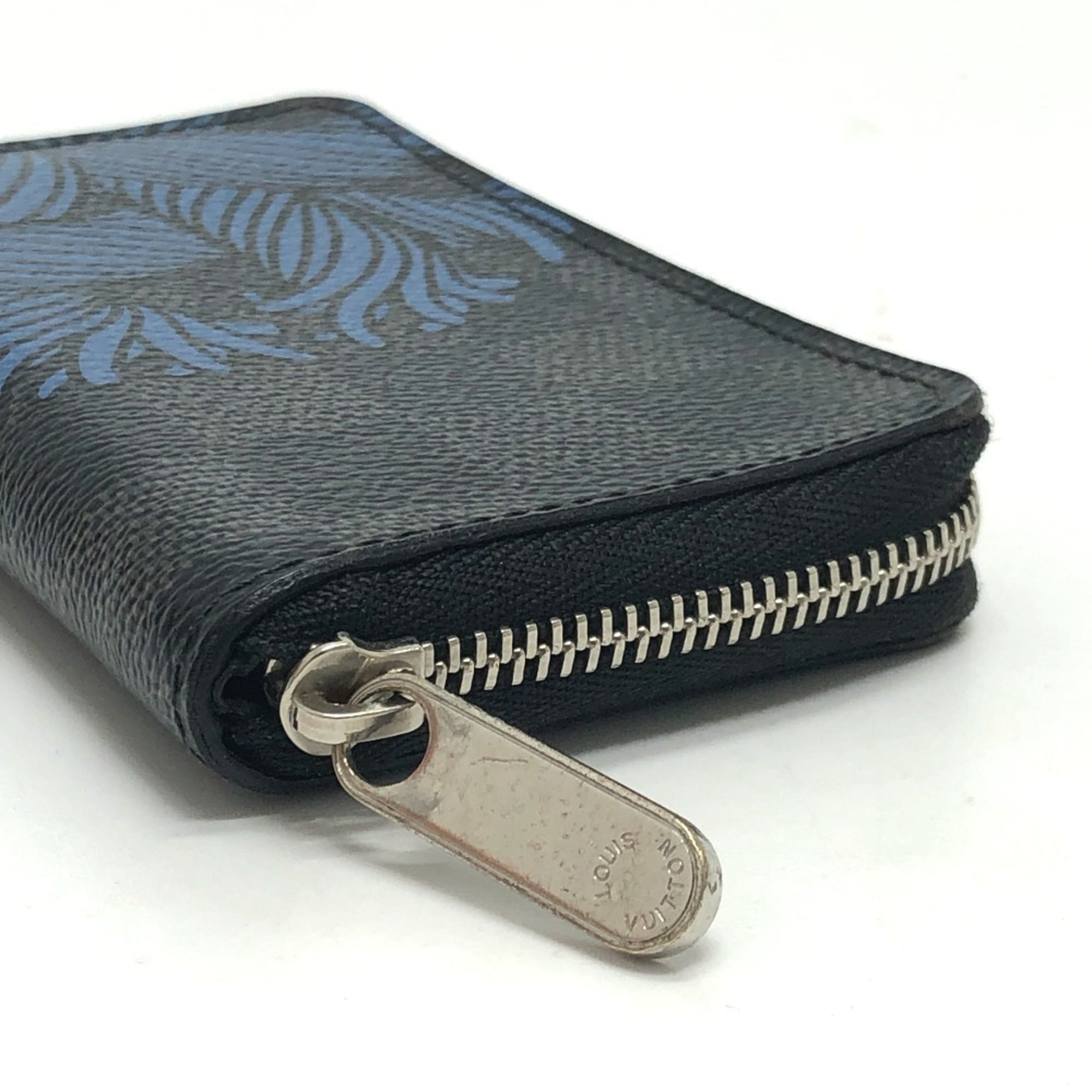Louis Vuitton Black Damier Graphite Coin Purse/Coin Case (Pre-Owned)