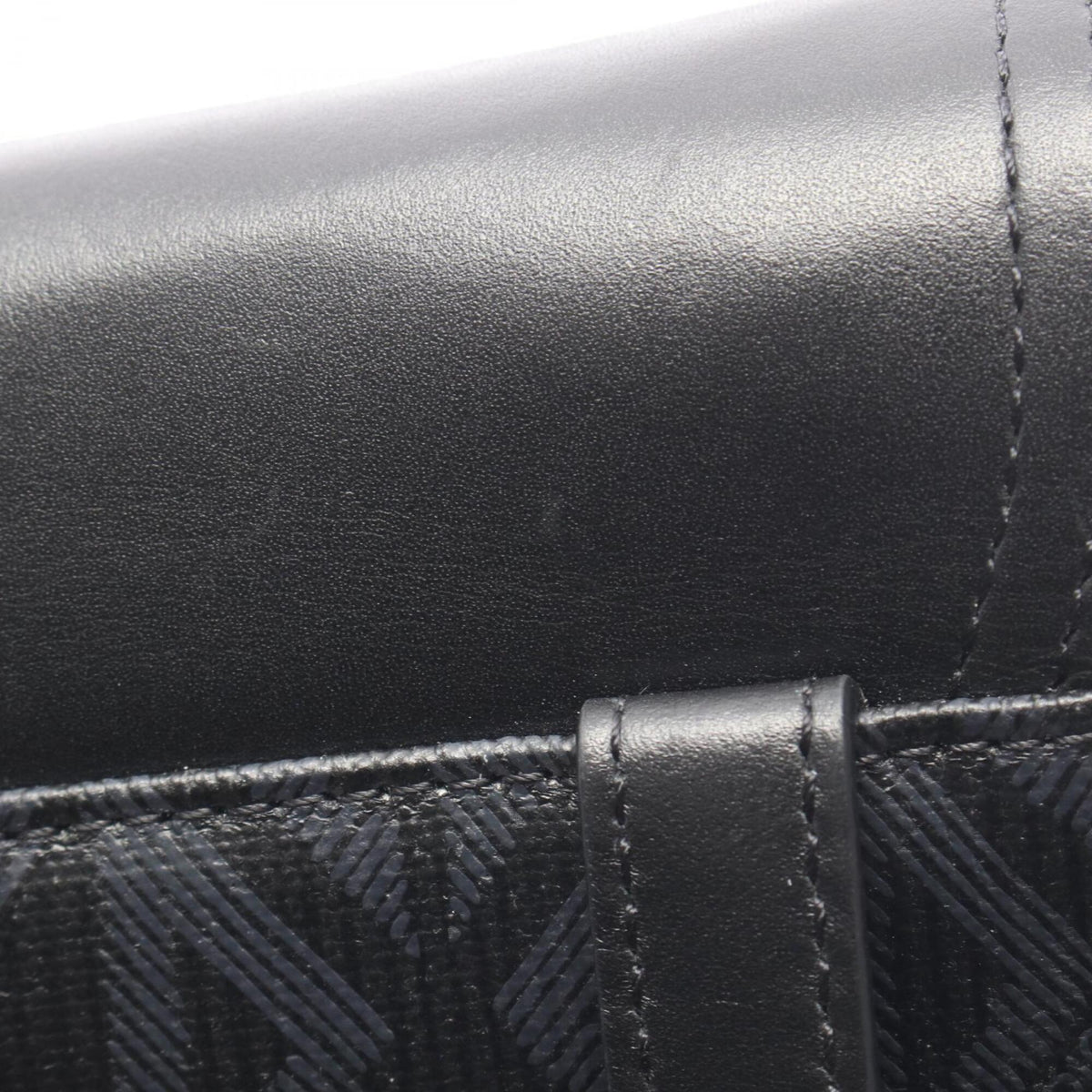 Christian Dior Black Gray Coated Canvas Pvc Leather Fanny Pack Handbag Saddle Bag (Pre-Owned)