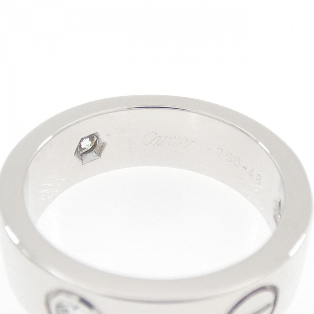 Cartier White Gold (18K) Band Ring (Pre-Owned)
