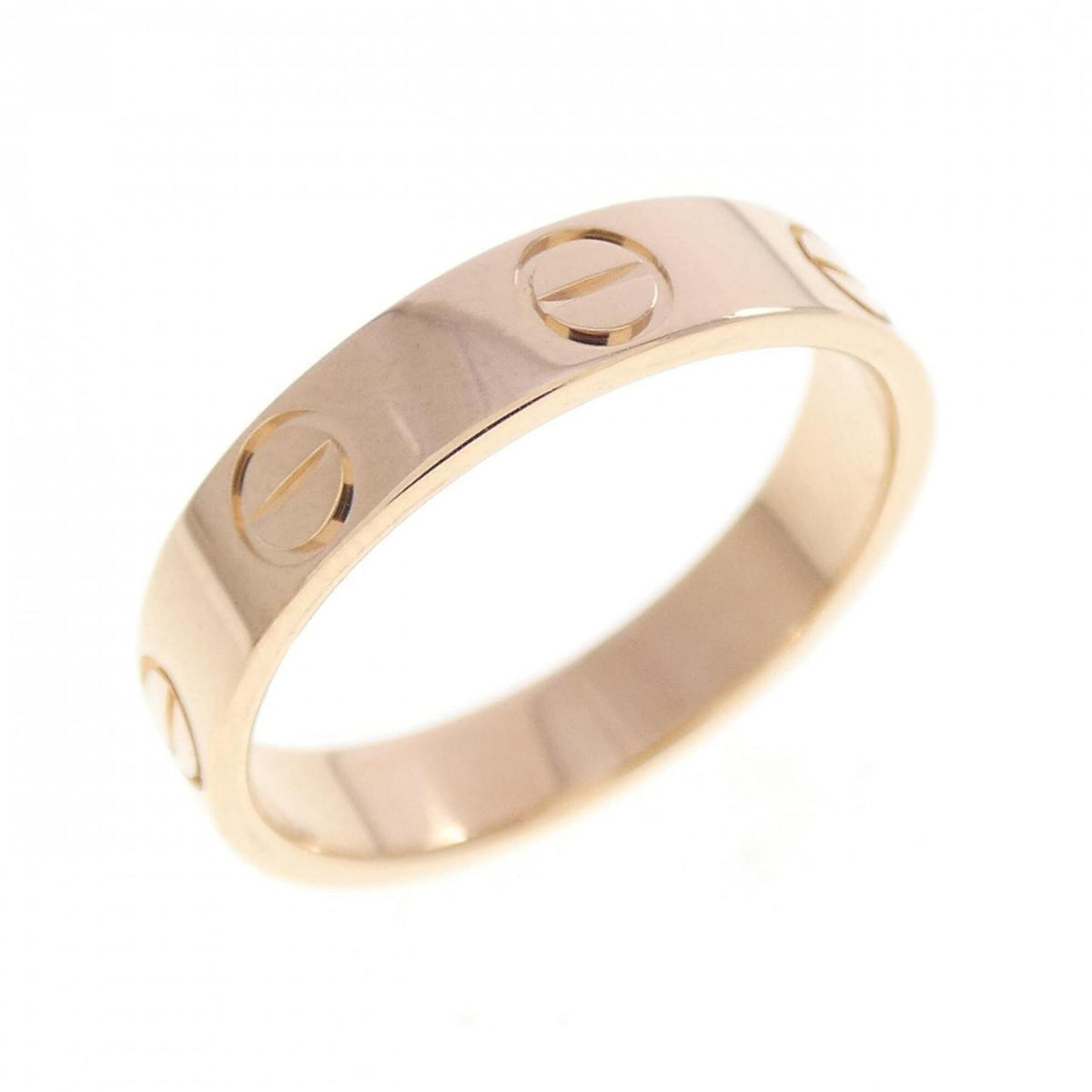 Cartier Love Pink Gold (18K) Band Ring (Pre-Owned)