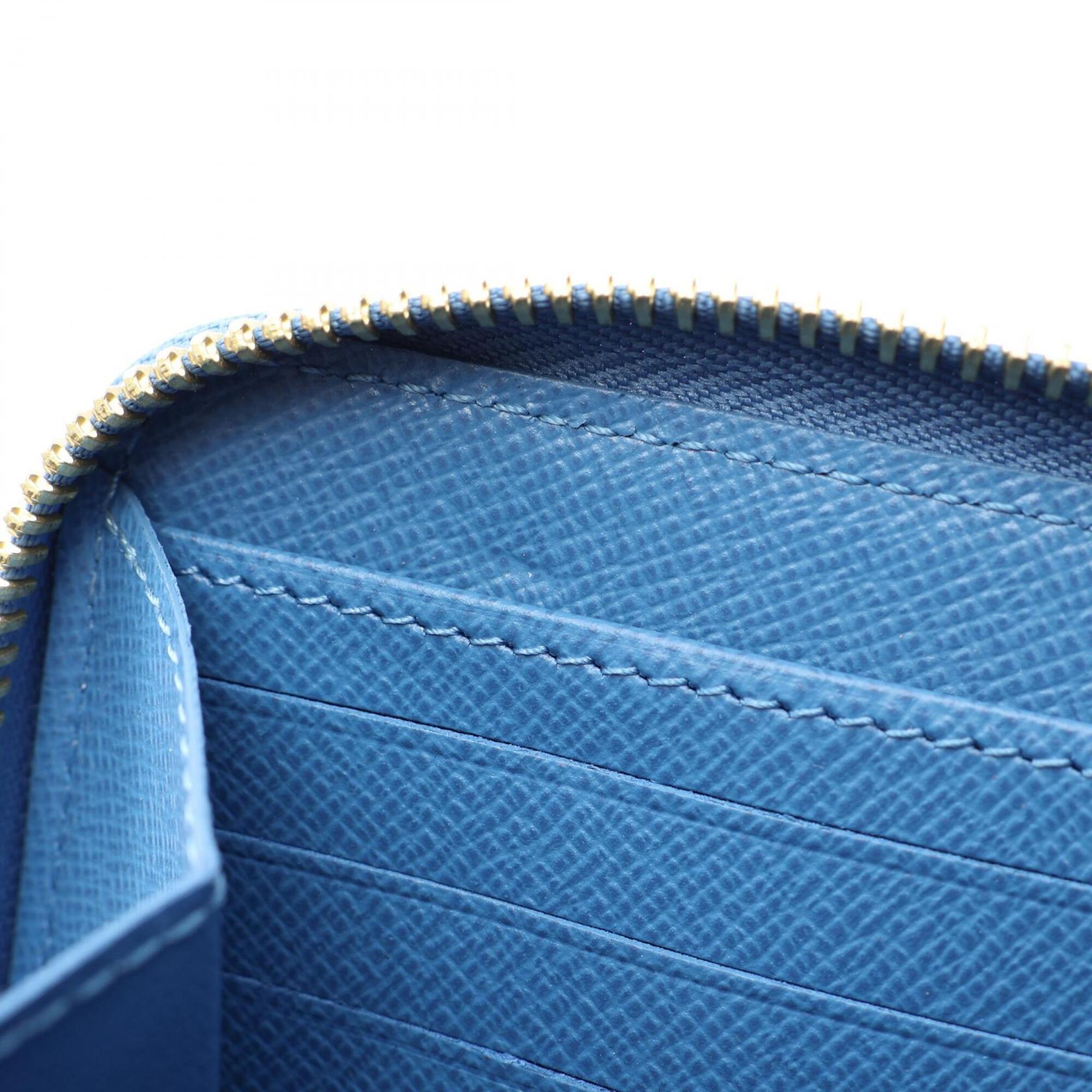 Louis Vuitton Blue Jean Brown Monogram Pvc Long Wallet (Bi-Fold) (Pre-Owned)