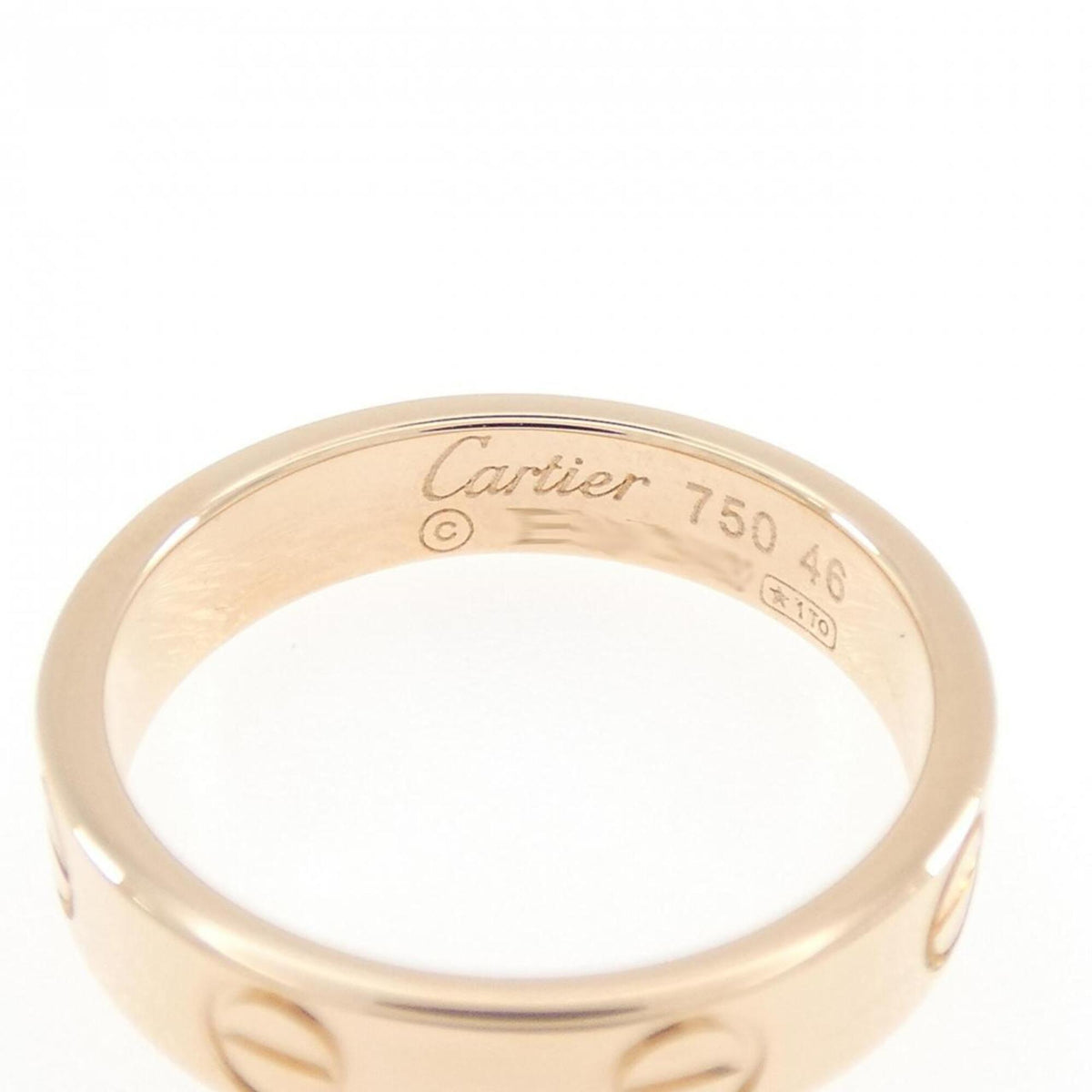 Cartier Pink Gold (18K) Band Ring (Pre-Owned)