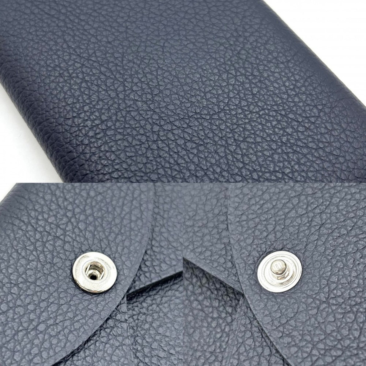 Hermes Navy Epsom Leather Coin Purse/Coin Case (Pre-Owned)