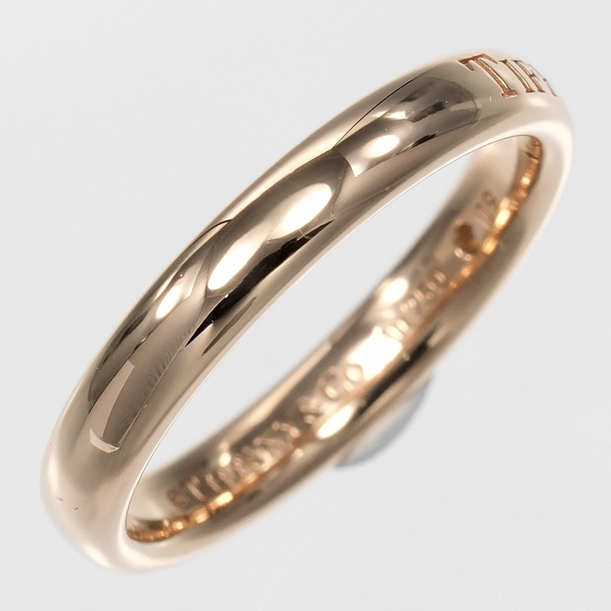 Tiffany Pink Gold Pink Gold (18K) Band Ring (Pre-Owned)