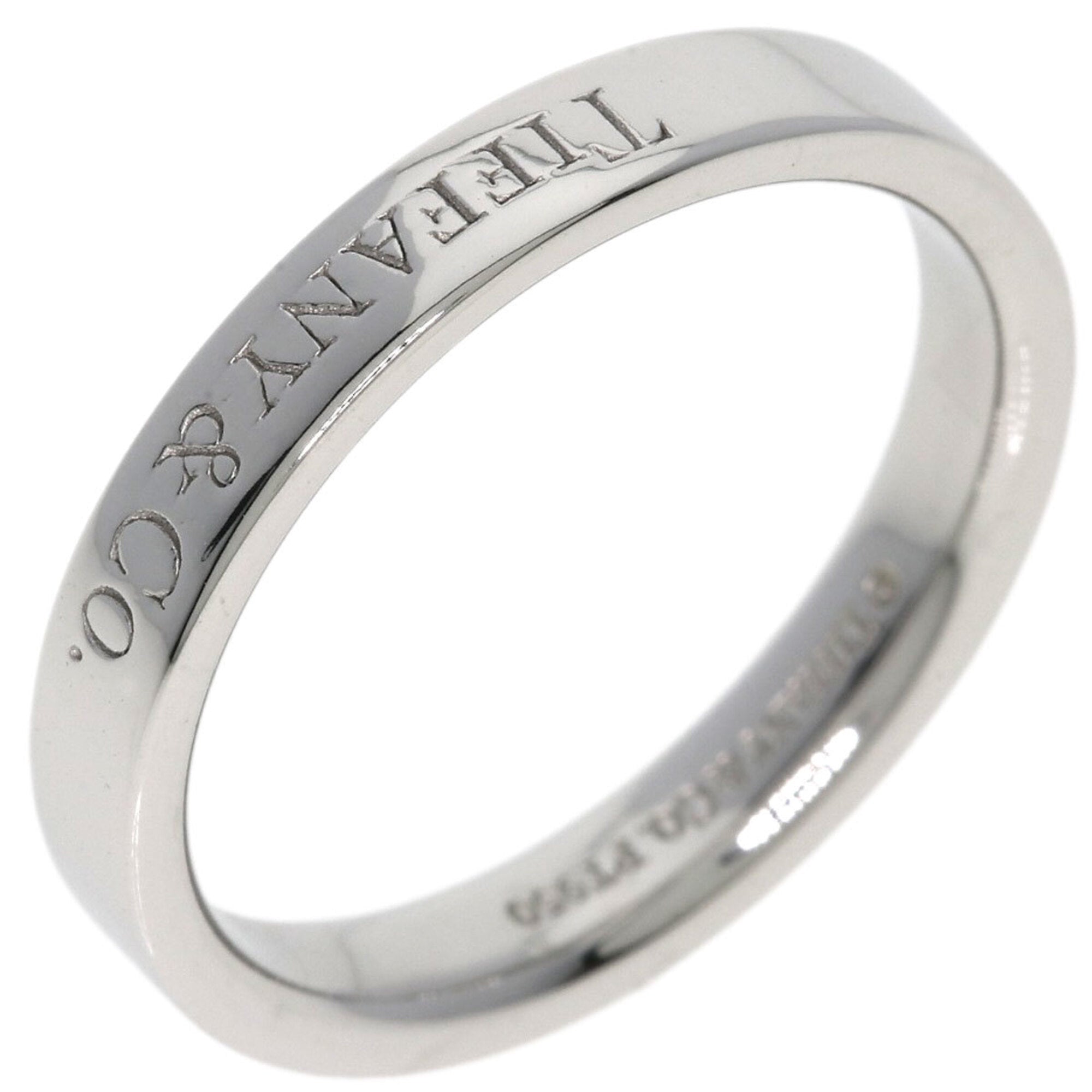 Tiffany Platinum 950 Band Ring (Pre-Owned)