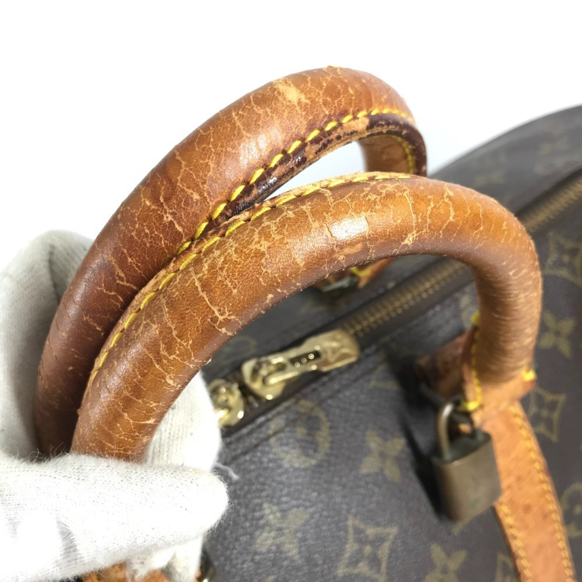 Louis Vuitton Brown Monogram Monogram Canvas Boston Bag (Pre-Owned)