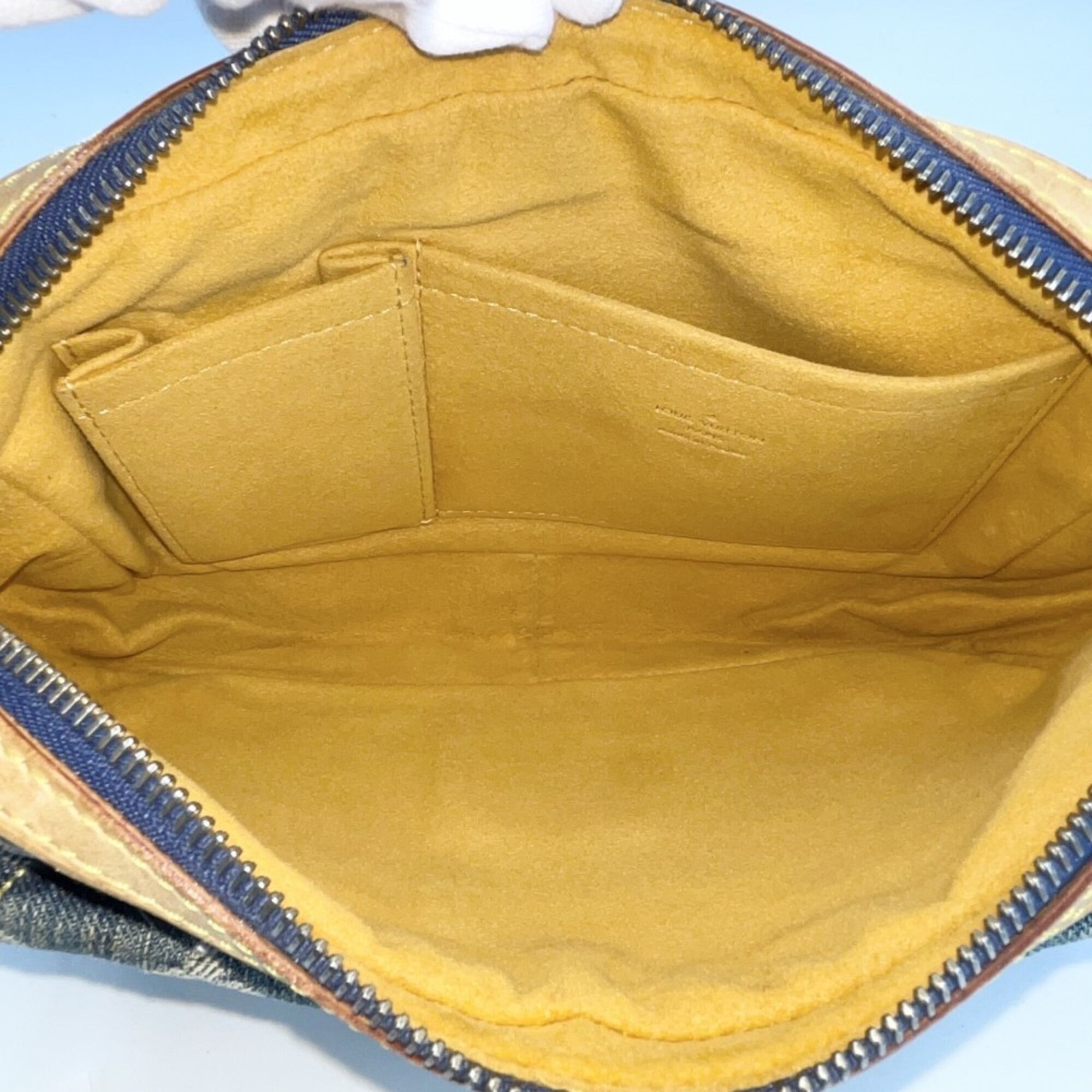 Louis Vuitton Monogram Denim Blue Monogram Denim Fanny Pack (Pre-Owned)