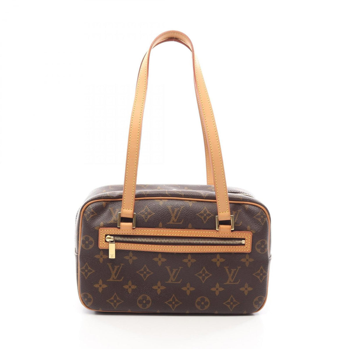 Louis Vuitton Brown Monogram Pvc Coated Canvas Leather Handbag Shoulder Bag (Pre-Owned)