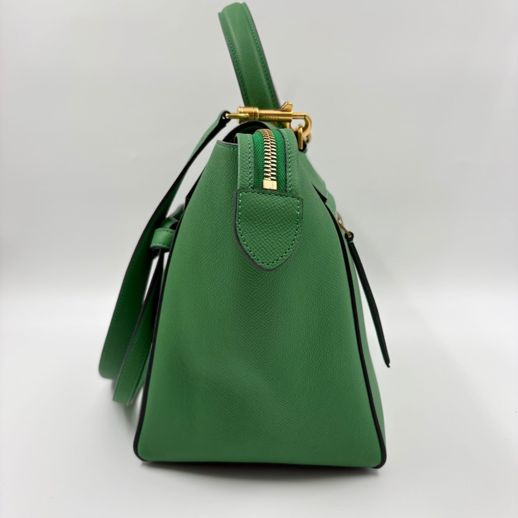 Celine Green Handbag Shoulder Bag (Pre-Owned)