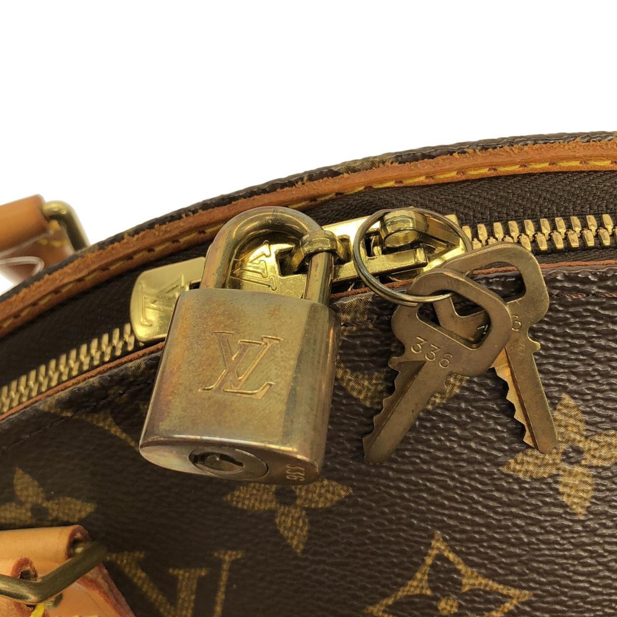 Louis Vuitton Monogram Marron Coated Canvas Handbag (Pre-Owned)