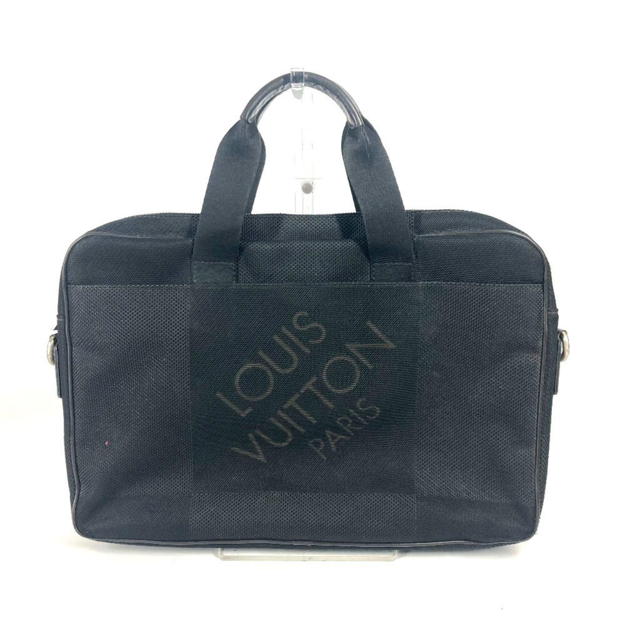 Louis Vuitton Black Noir Damier Geant Handbag Tote Bag (Pre-Owned)
