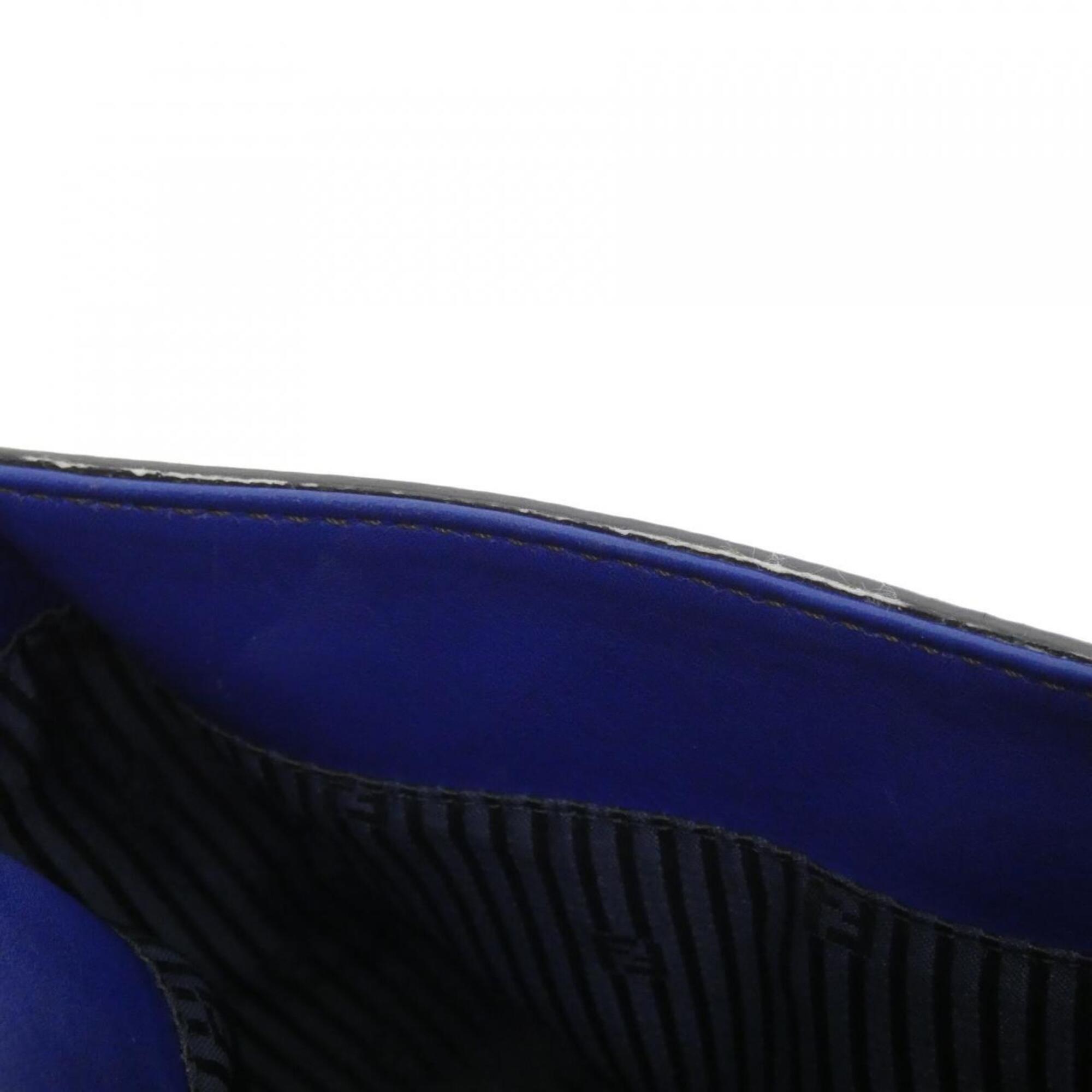 Fendi Blue Leather Shoulder Bag (Pre-Owned)
