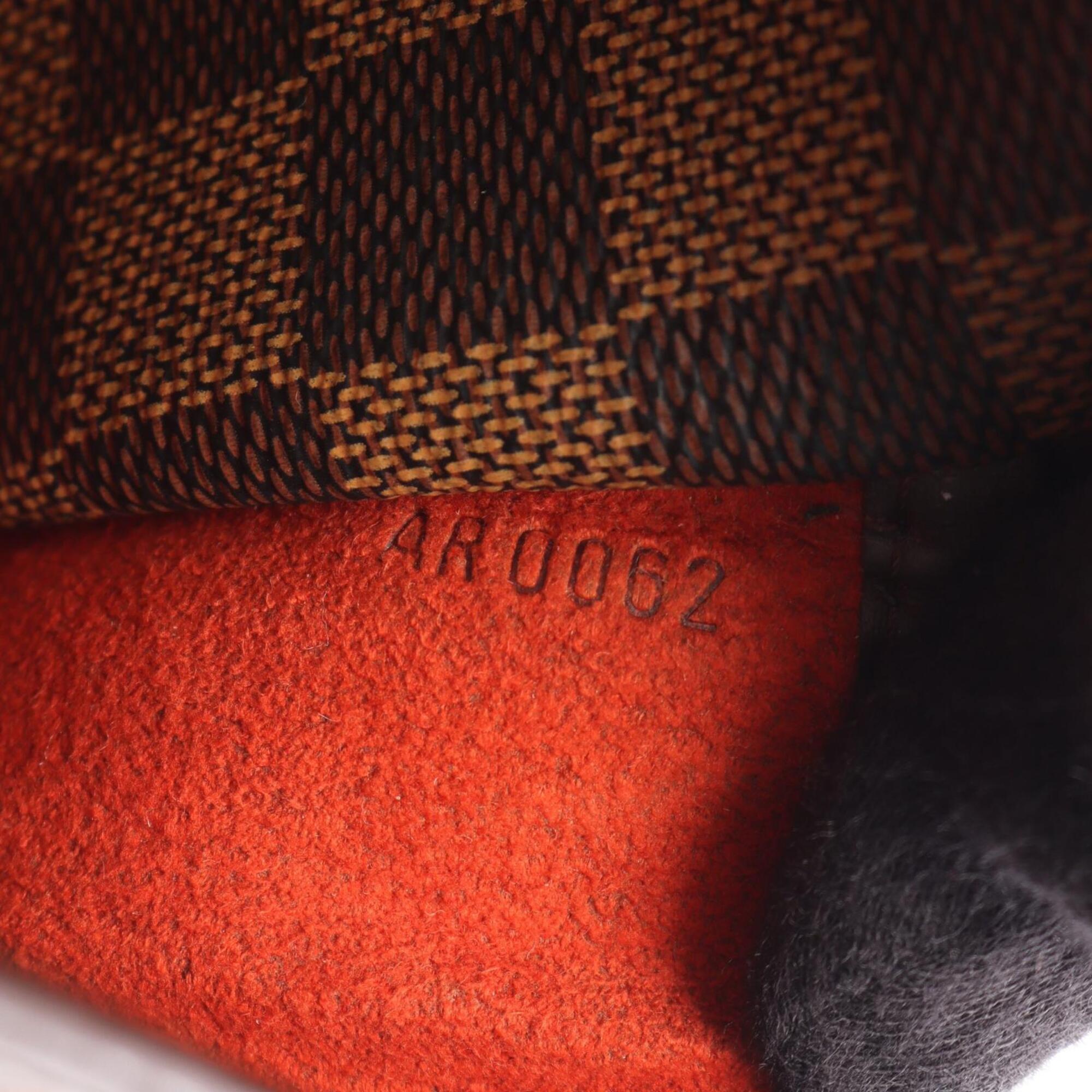Louis Vuitton Brown Ebene Coated Canvas Leather Handbag (Pre-Owned)