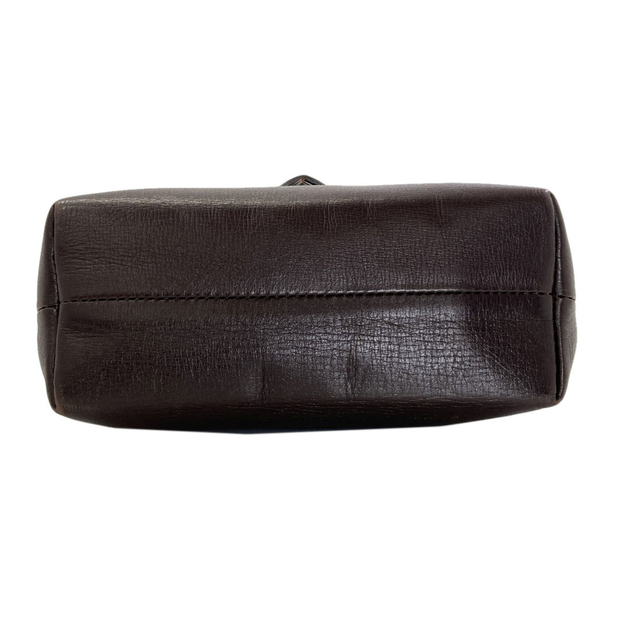 Louis Vuitton Dark Brown Utah Leather Leather Shoulder Bag (Pre-Owned)