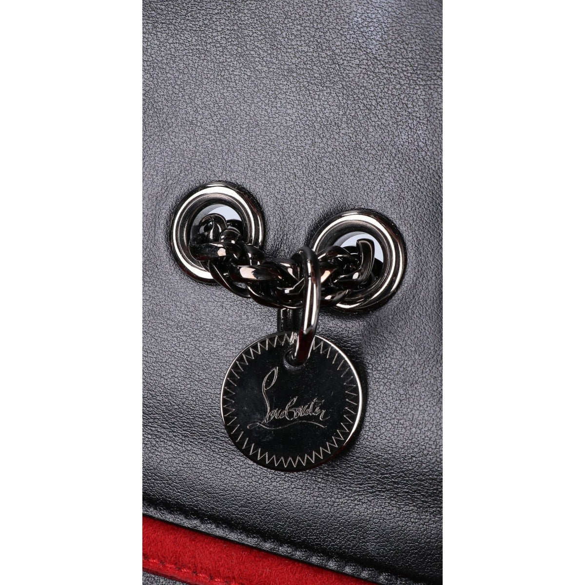 Christian Louboutin Black Leather Shoulder Bag (Pre-Owned)