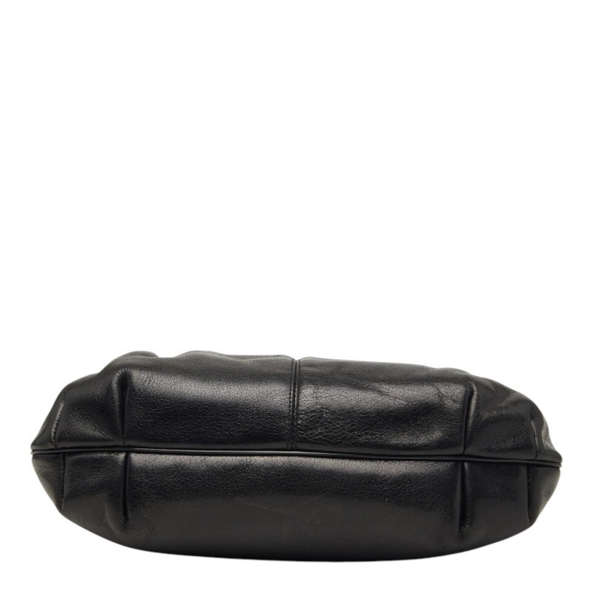 Christian Dior Black Leather Shoulder Bag (Pre-Owned)