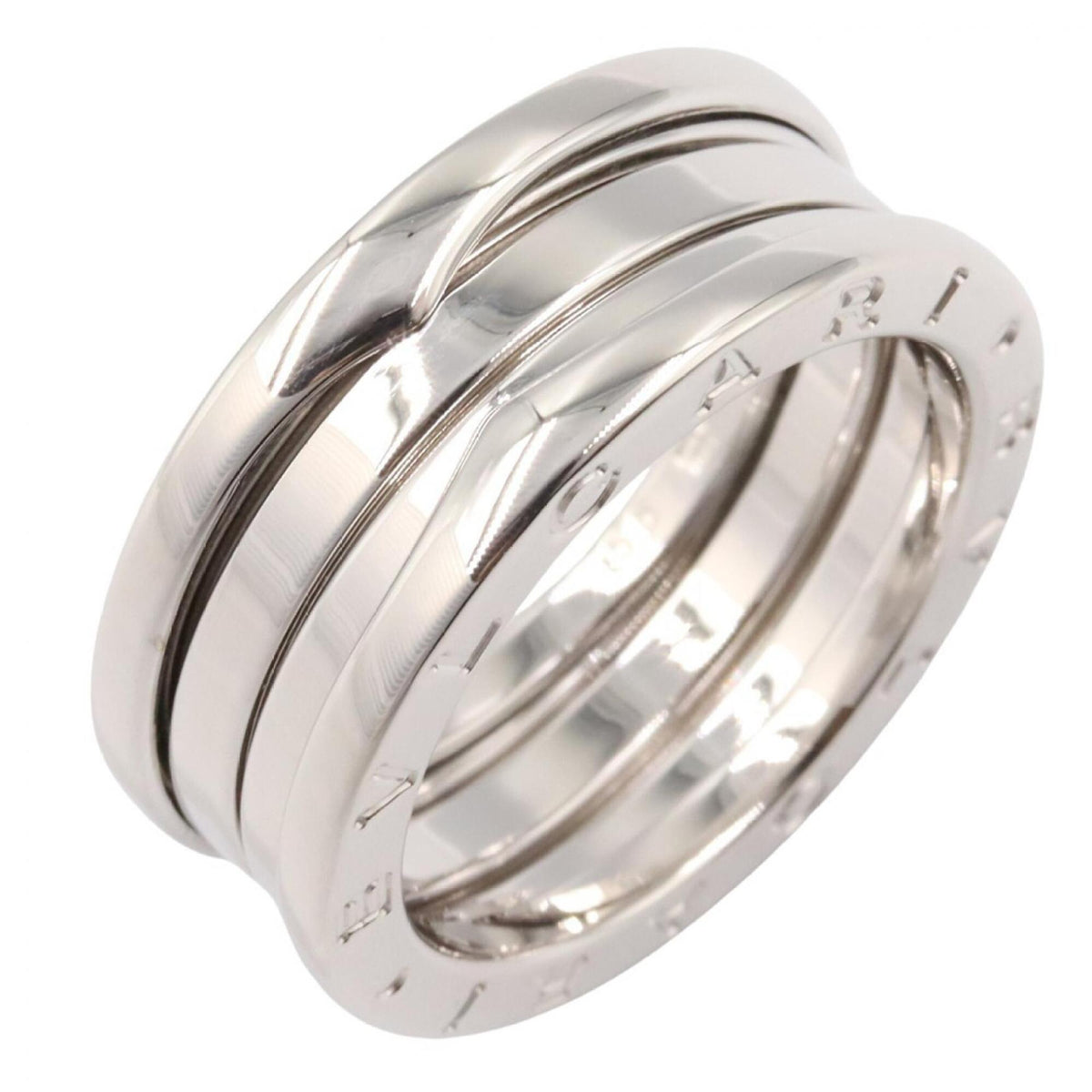Bvlgari Silver Silver 925 Band Ring (Pre-Owned)