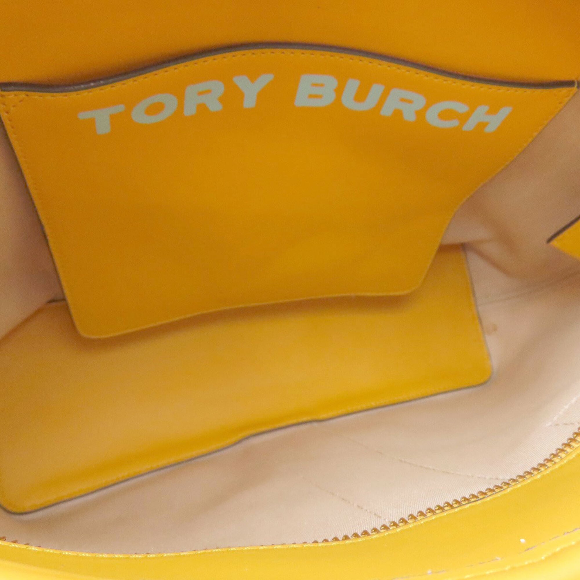 Tory Burch Yellow Pvc Tote Bag (Pre-Owned)