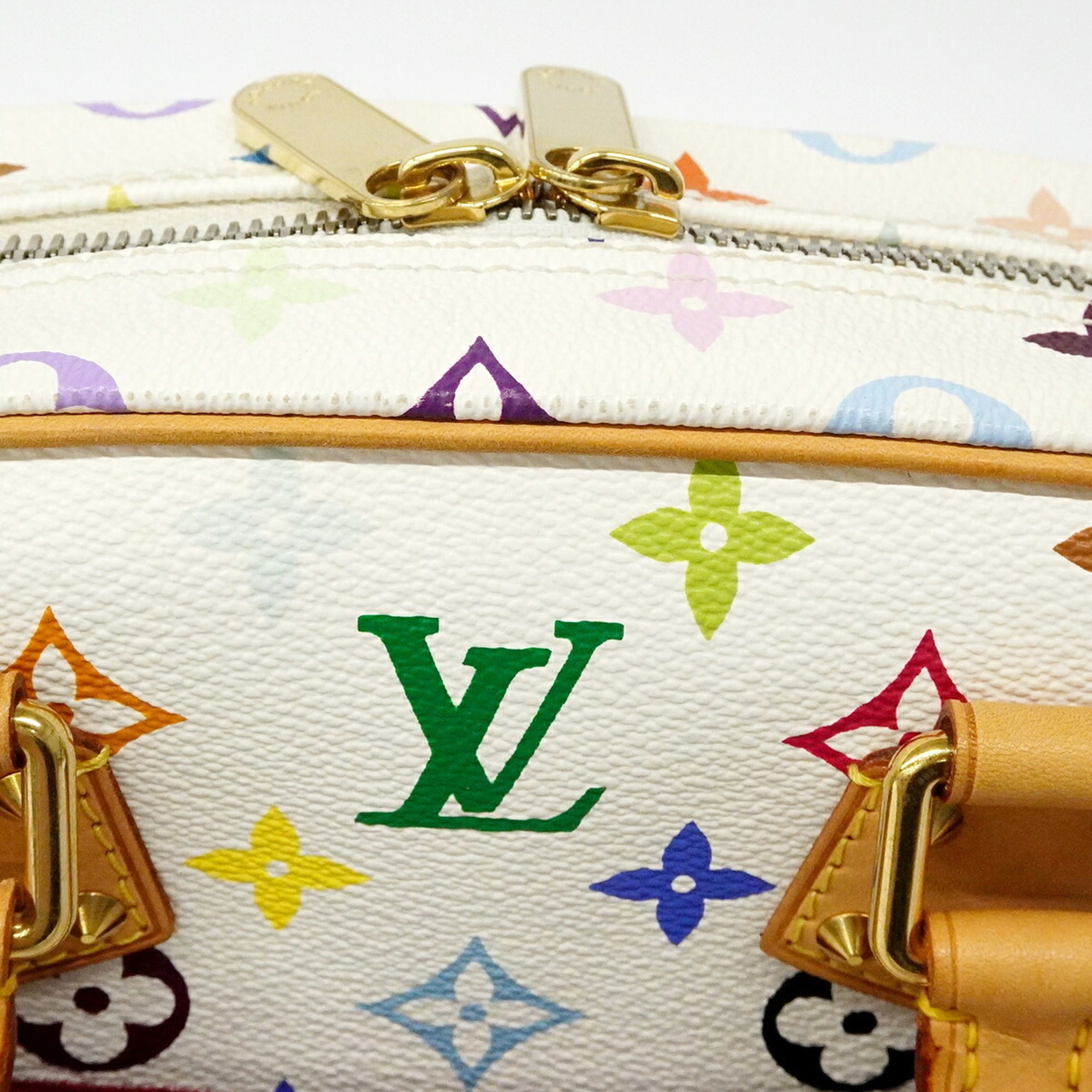 Louis Vuitton Blanc Handbag (Pre-Owned)