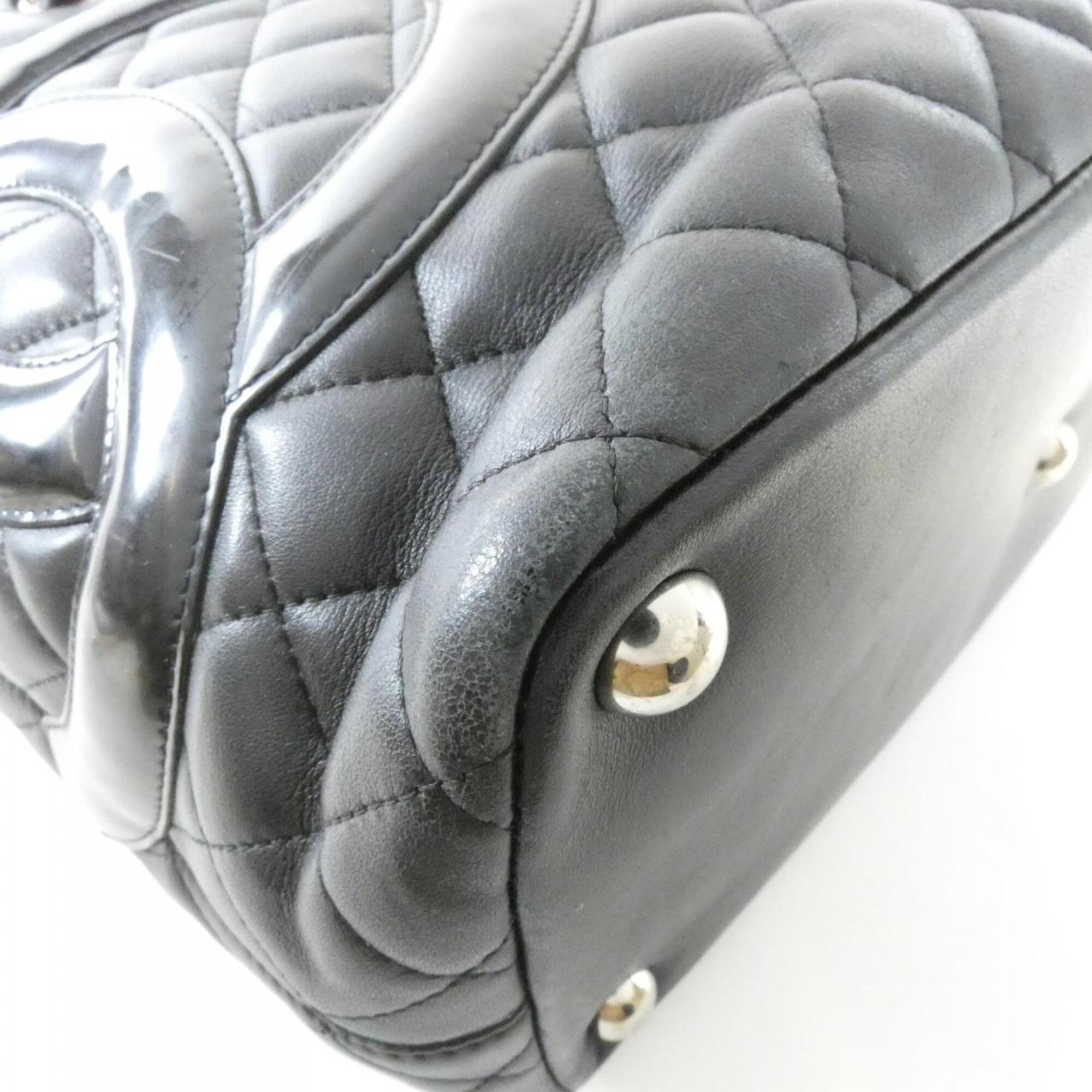 Chanel Black Leather Handbag (Pre-Owned)