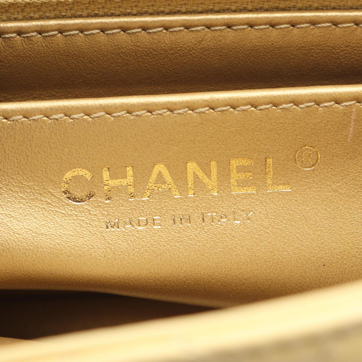 Chanel Yellow Leather Handbag Shoulder Bag (Pre-Owned)