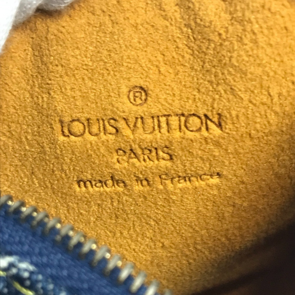 Louis Vuitton Monogram Denim Blue Monogram Denim Coin Purse/Coin Case (Pre-Owned)