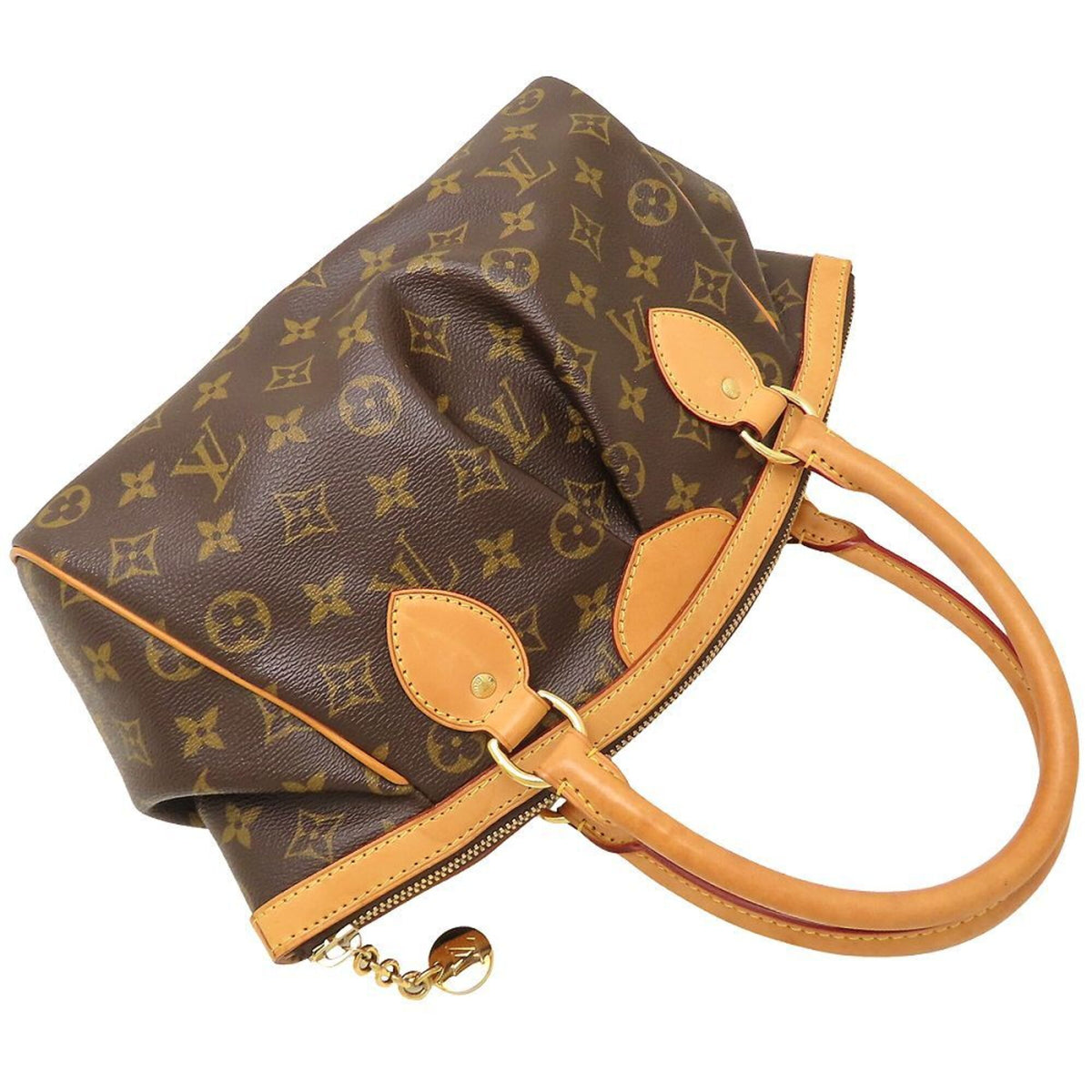 Louis Vuitton Brown Monogram Canvas Handbag (Pre-Owned)