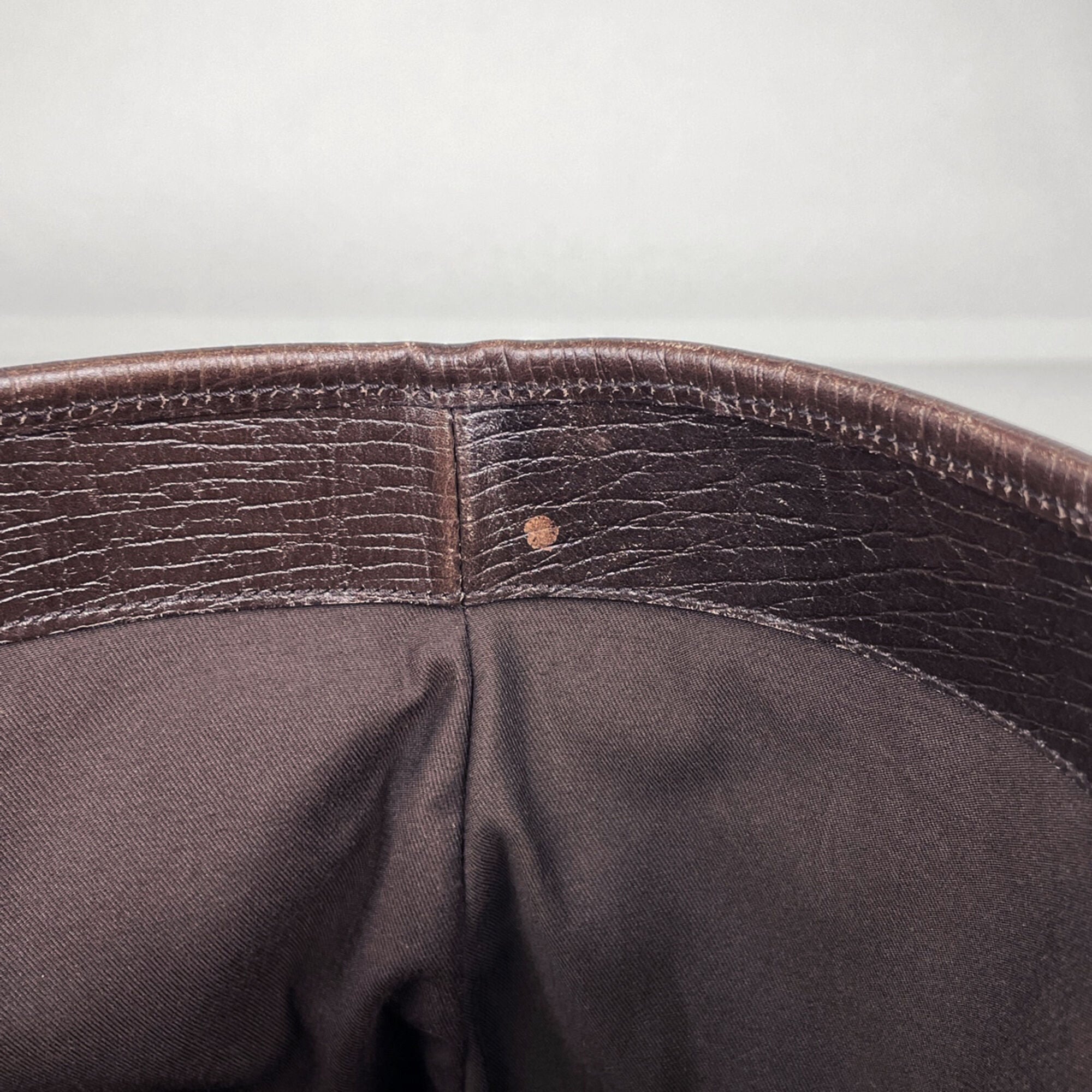Gucci Brown Coated Canvas Leather Tote Bag (Pre-Owned)