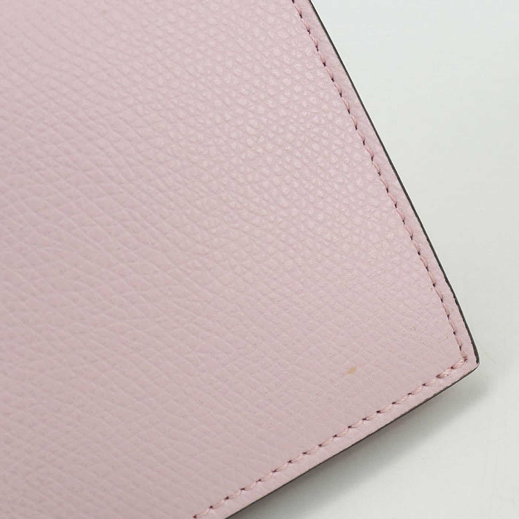 Fendi Pink Leather Wallet (Bi-Fold) (Pre-Owned)