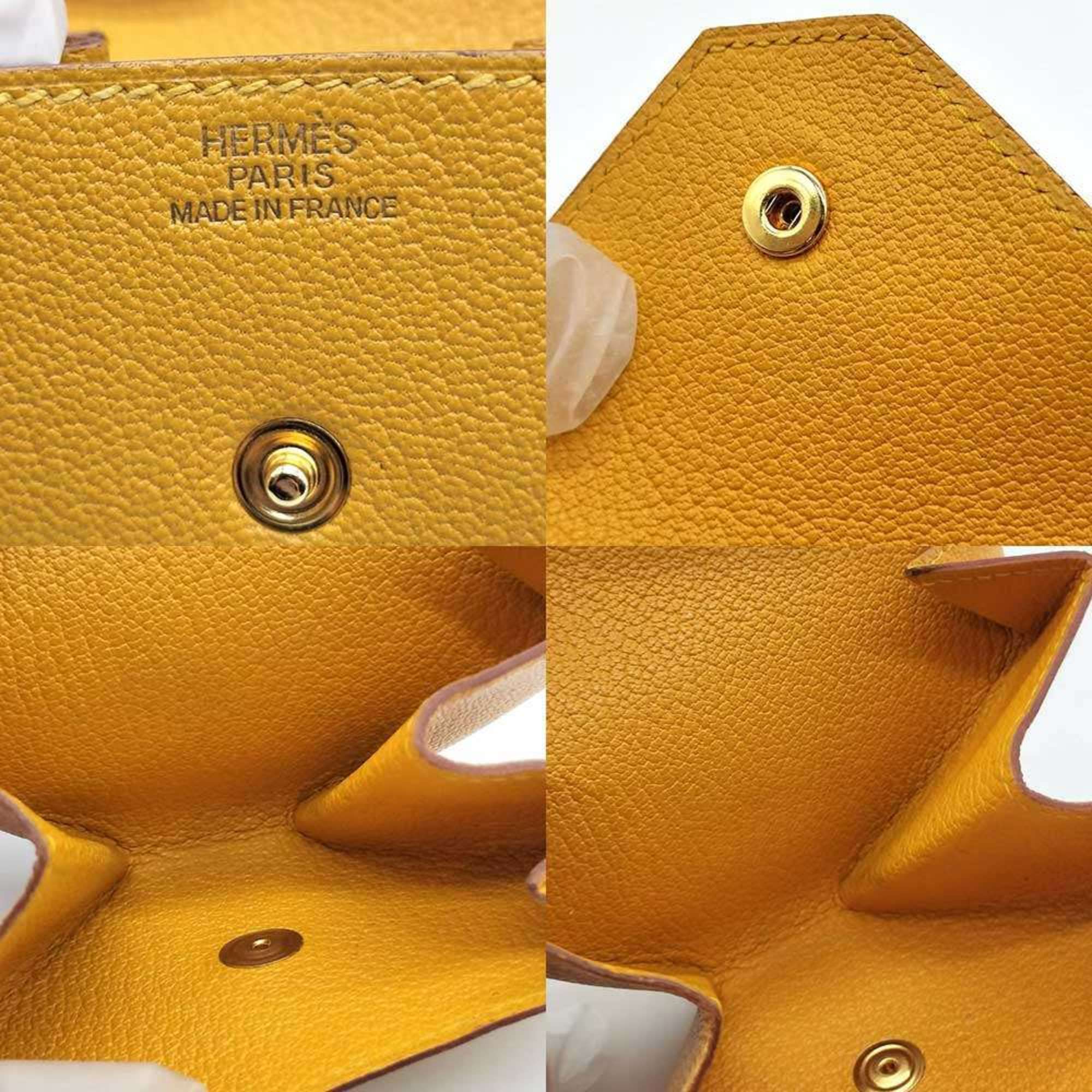 Hermes Chevre Leather Coin Purse/Coin Case (Pre-Owned)