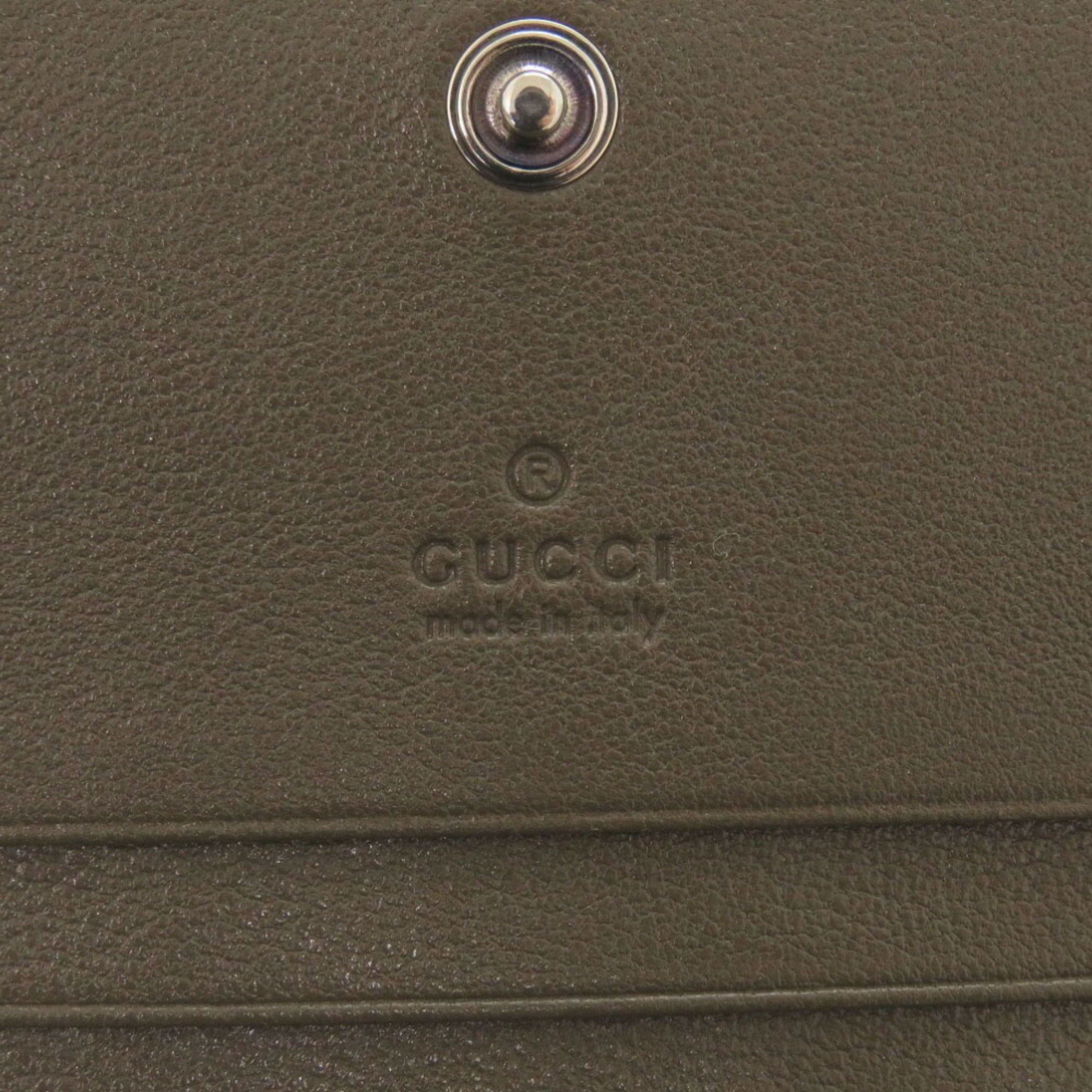 Gucci Brown Leather Wallet (Bi-Fold) (Pre-Owned)