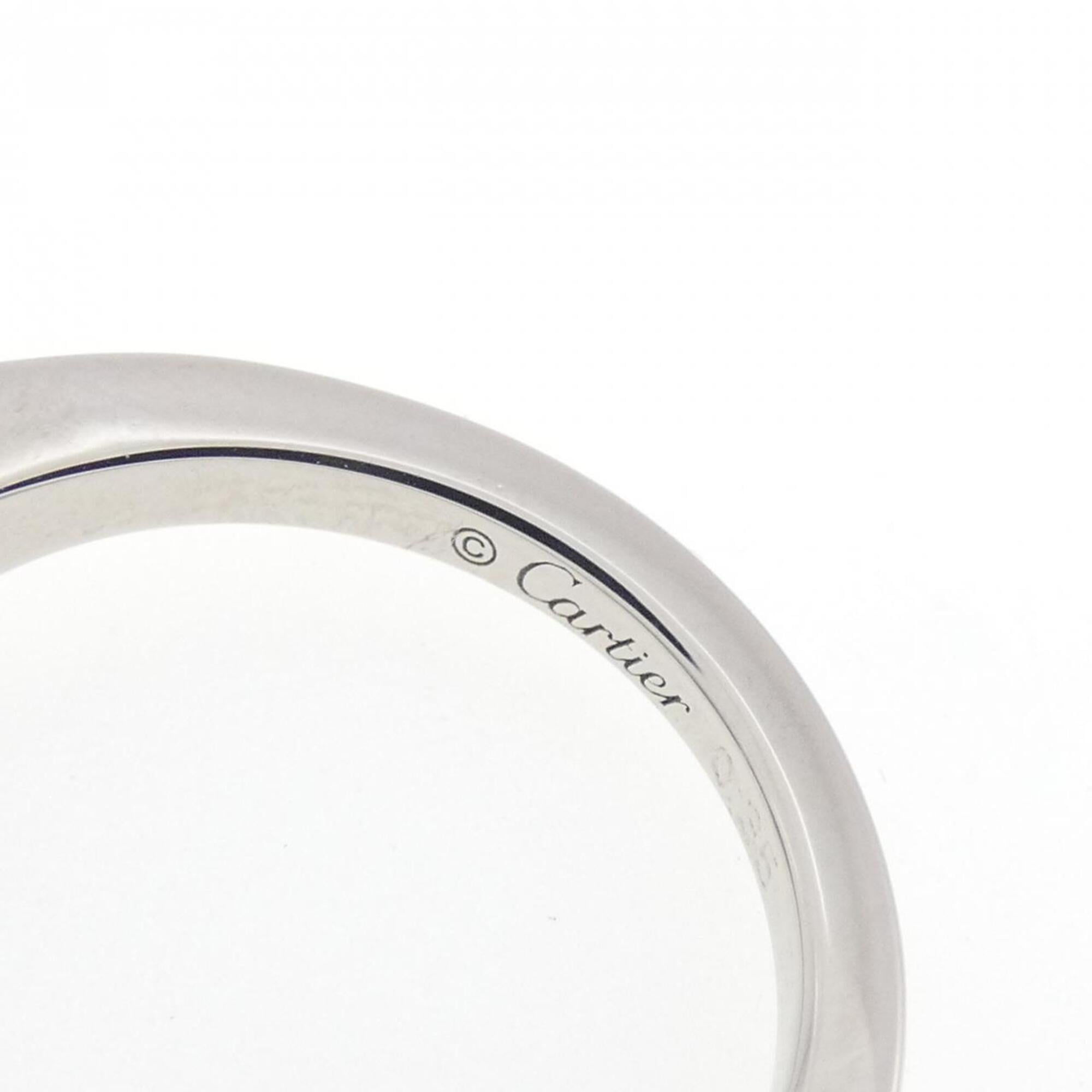 Cartier Platinum Platinum 950 Band Ring (Pre-Owned)